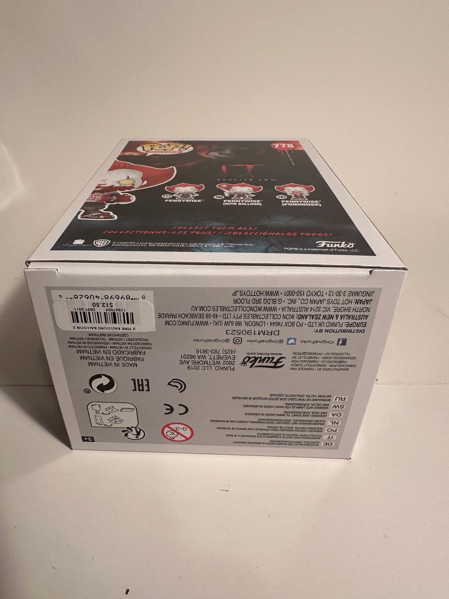 IT - Pennywise (Hot Topic Exclusive) 778 Funko Pop!
