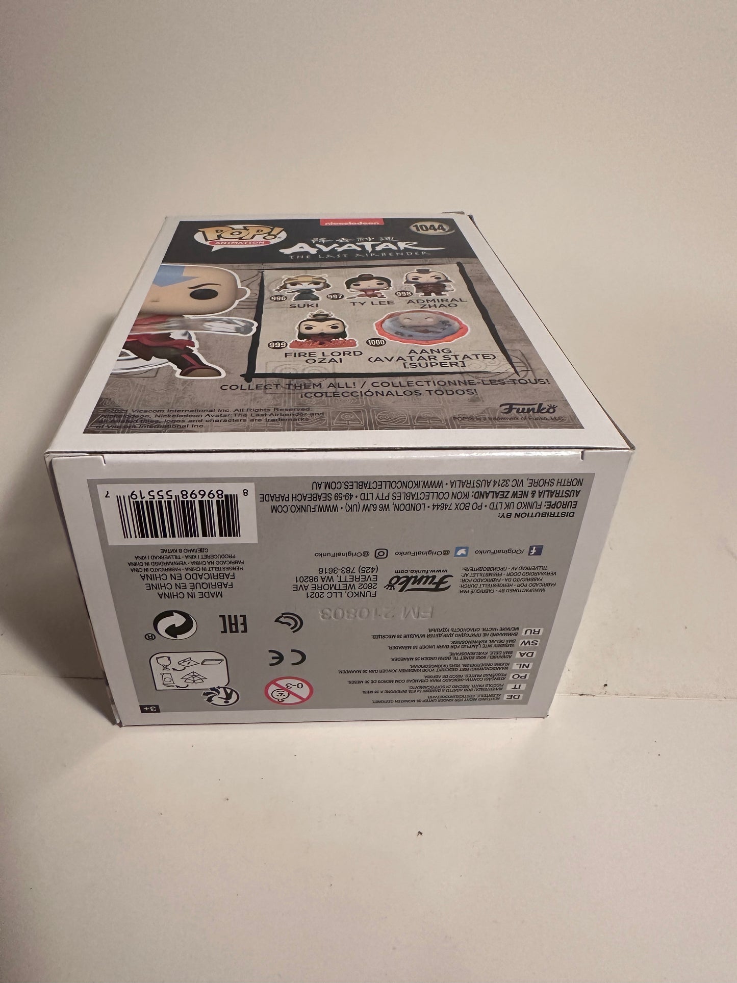 Avatar the Last Airbender - Aang (2021 Fall Limited Edition) 1044 Funko Pop!