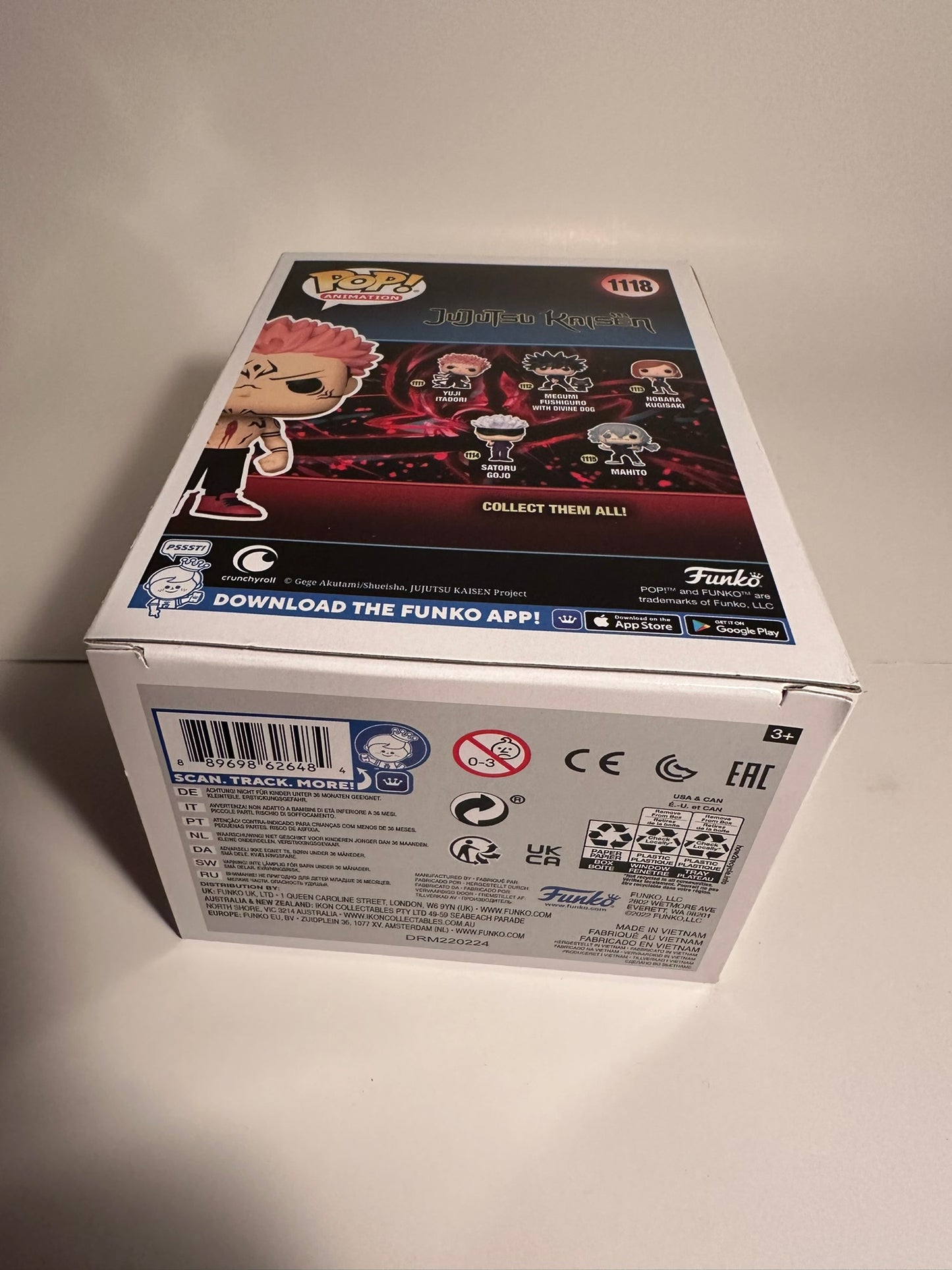 Jujutsu Kaisen - Ryomen Sukuna 1118 GITD CHASE (GalacticToys Exclusive) Funko Pop!
