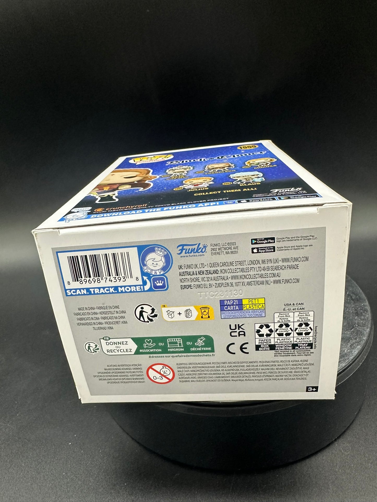 Black Clover - Fuegoleon 1555 GITD PX Exclusive Funko Pop!