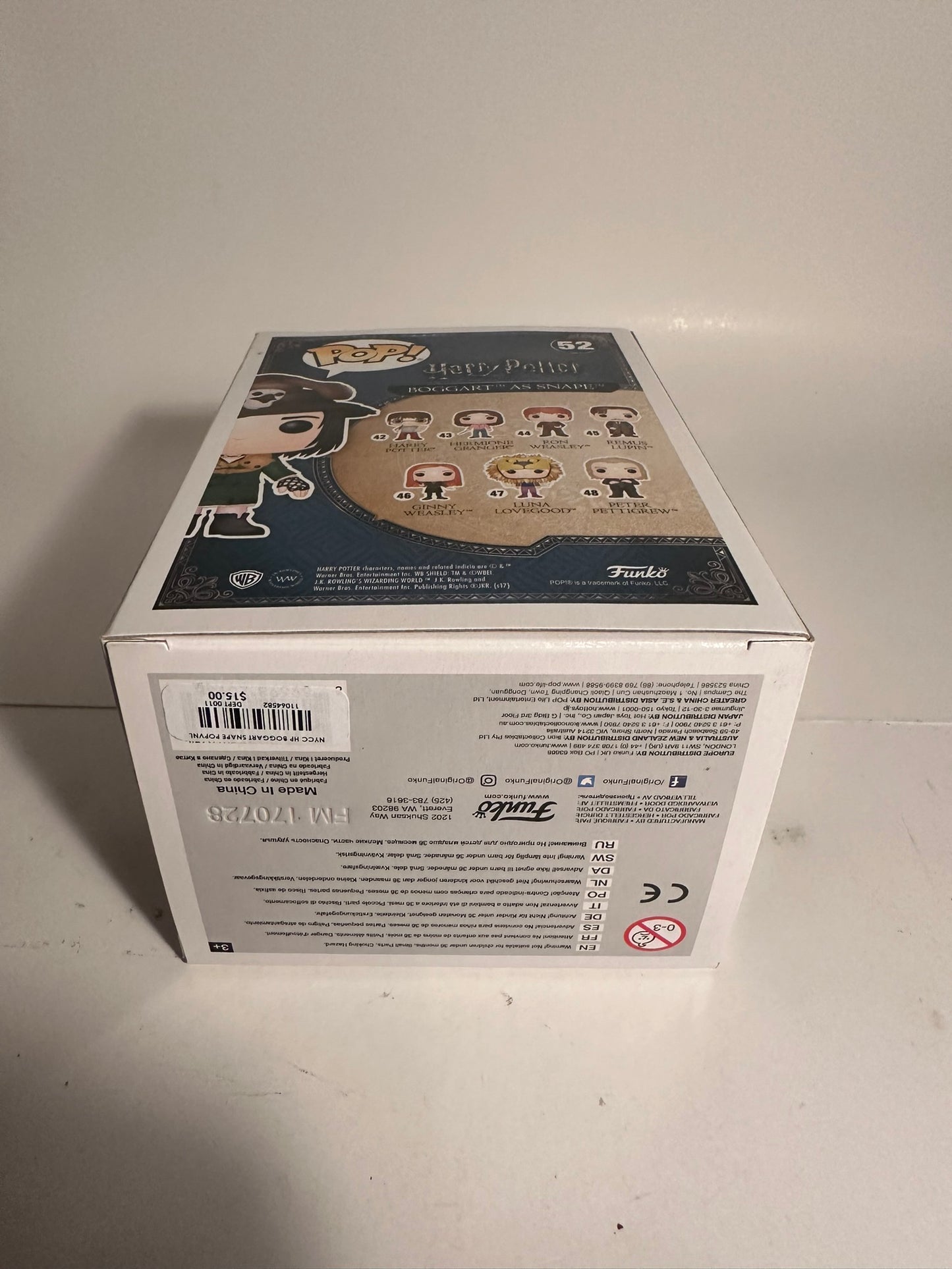 Harry Potter - Boggart as Snape 52 (2017 Fall Convention Exclusive) Funko Pop!