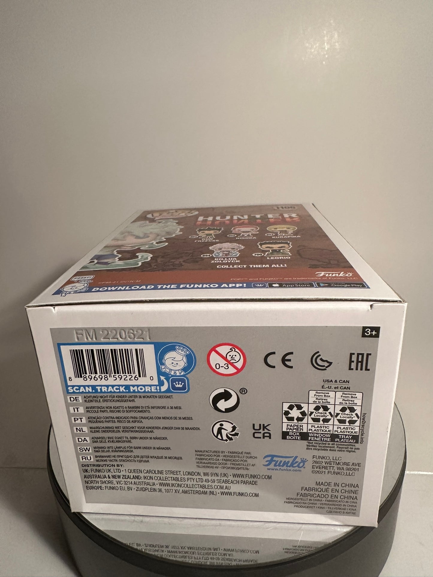 Hunter X Hunter - Killua Zoldyck GLOW CHASE AAA Anime Exclusive 1106 Funko Pop!