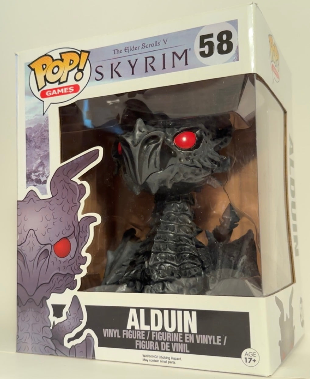 Funko The Elder Scrolls V: Skyrim POP! Games Alduin 6-Inch Vinyl Figure #58 6 good in