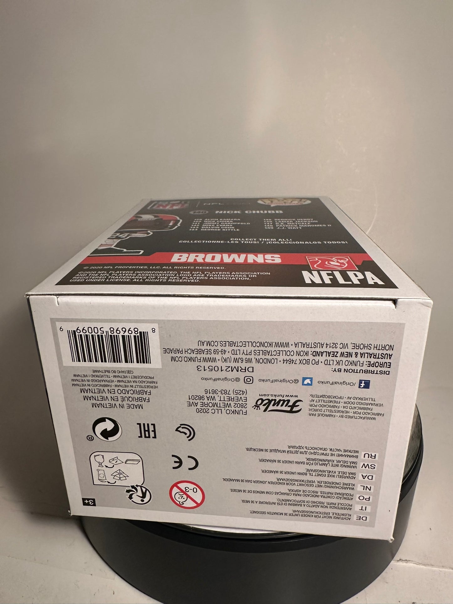 Football - Nick Chubb 140 AUTOGRAPHED Funko Pop!