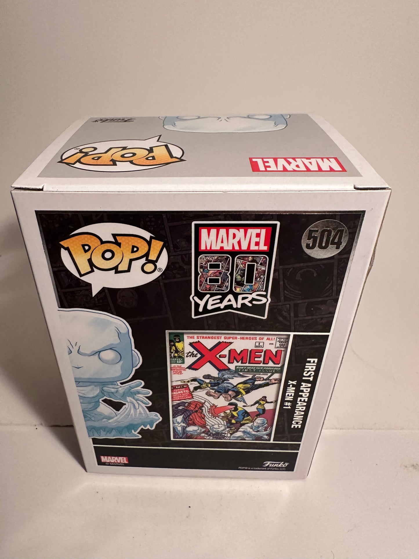 Marvel 80 years - Iceman FLOCKED (Funko Limited Edition) 504 Funko Pop!