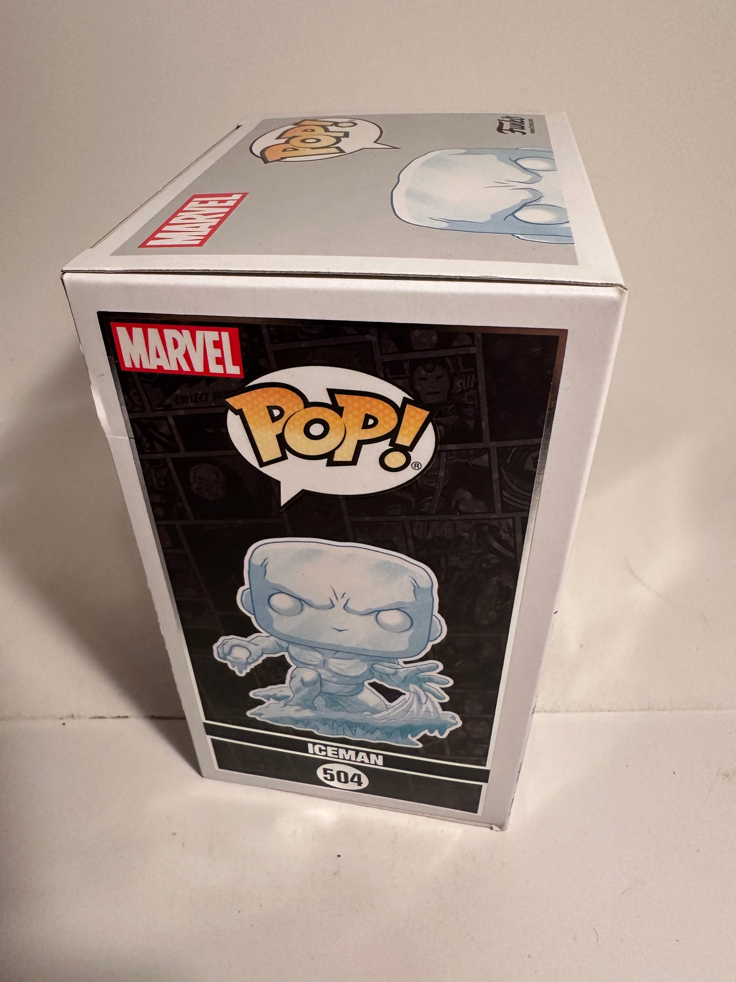 Marvel 80 years - Iceman FLOCKED (Funko Limited Edition) 504 Funko Pop!