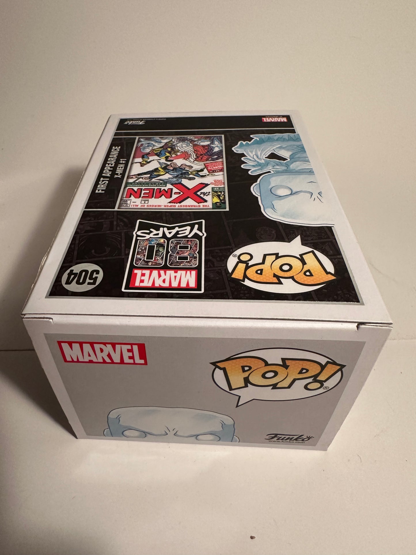 Marvel 80 years - Iceman FLOCKED (Funko Limited Edition) 504 Funko Pop!