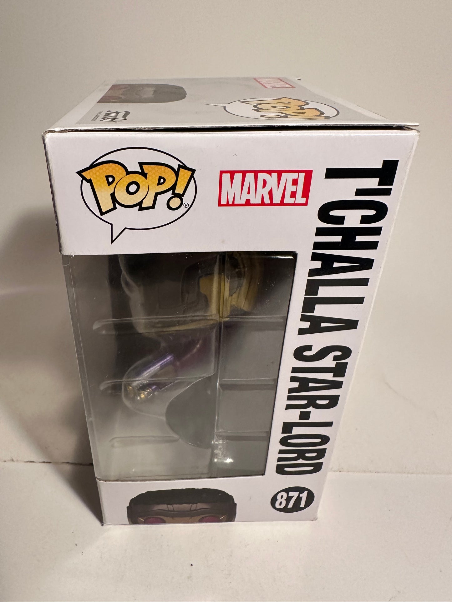 Marvel -T'challa Star-Lord 871 Funko Pop!