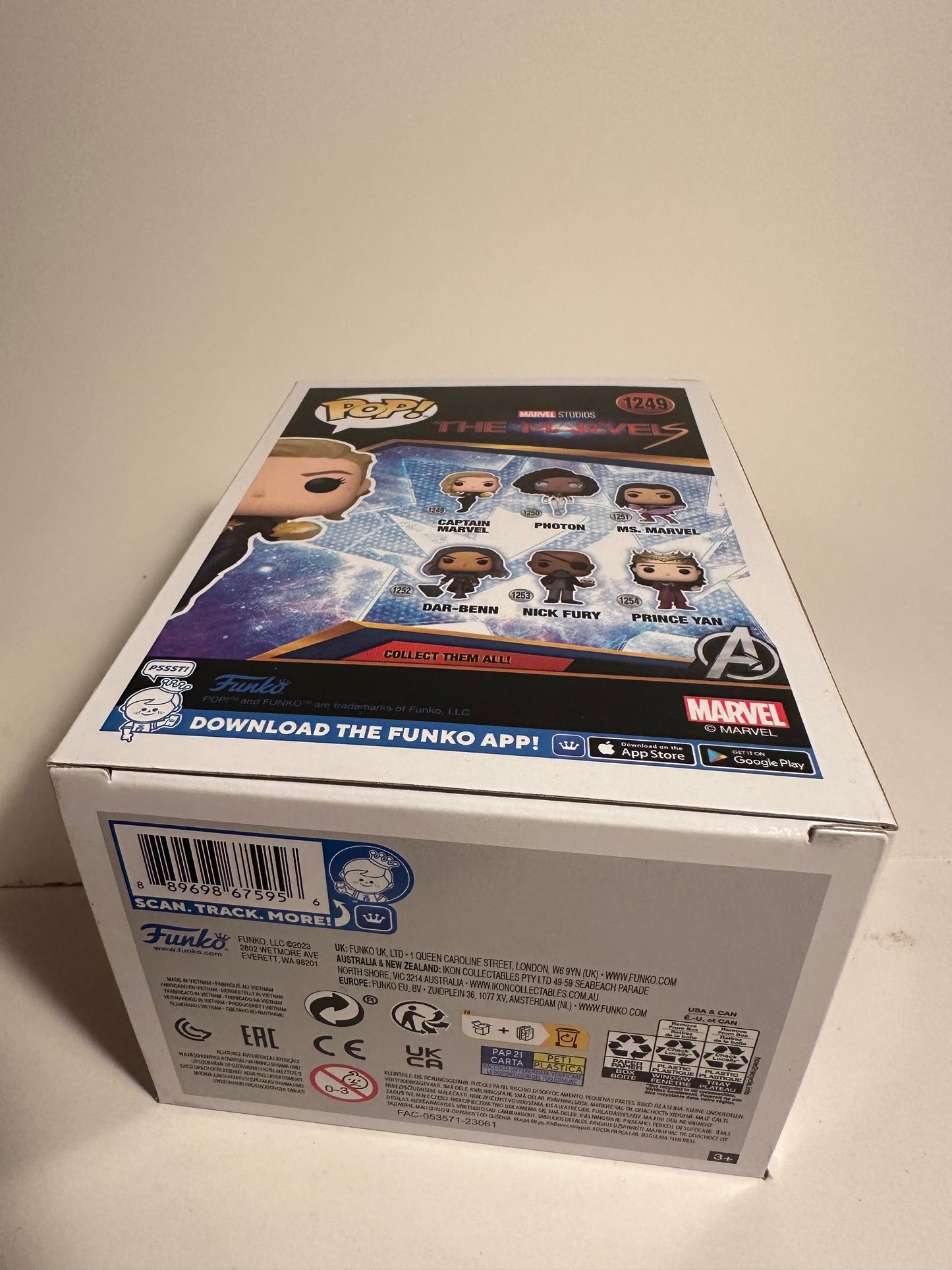 Marvel - Captain Marvel 1249 Funko Pop!