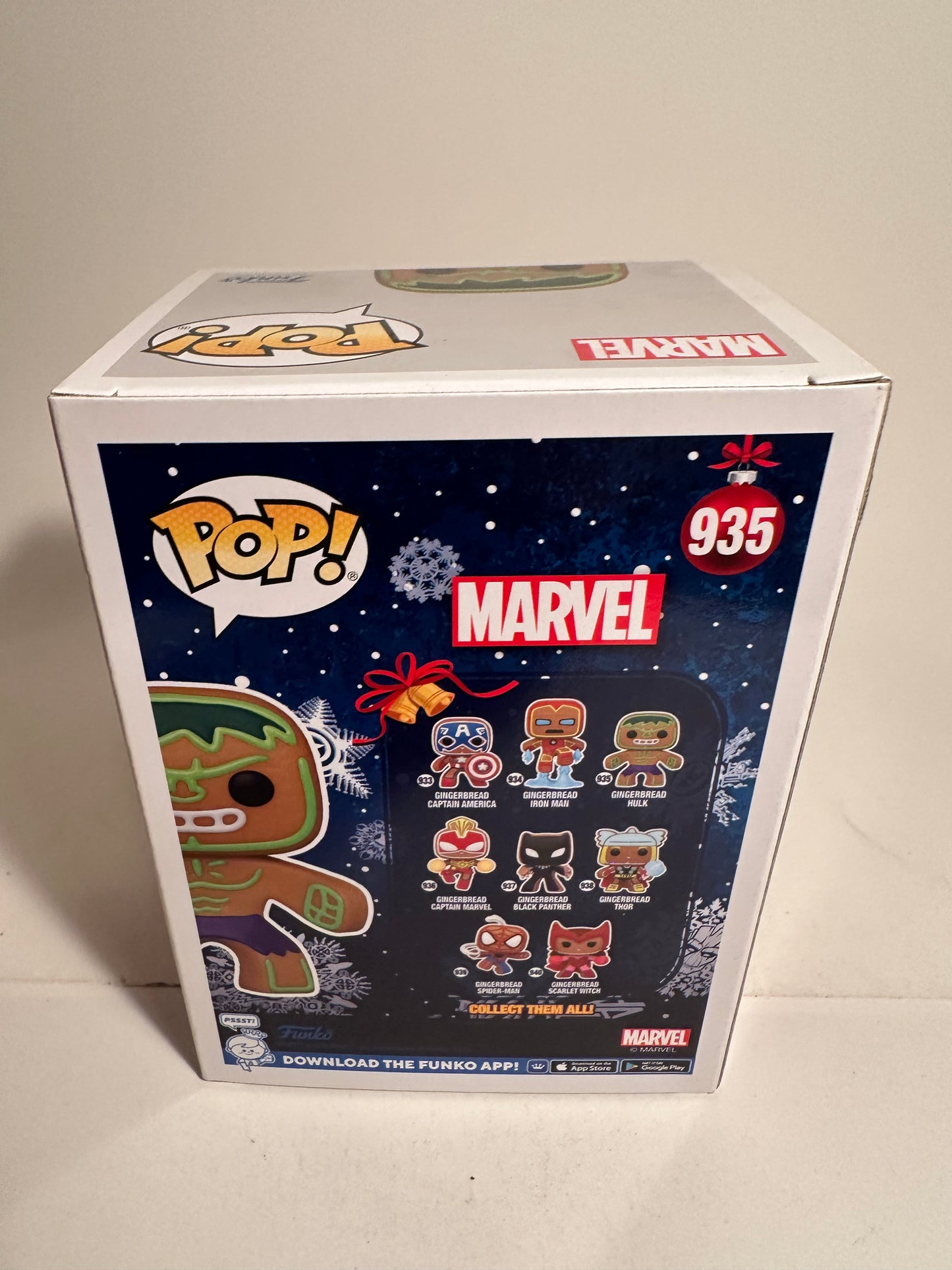 Marvel - Gingerbread Hulk 935 Funko Pop!