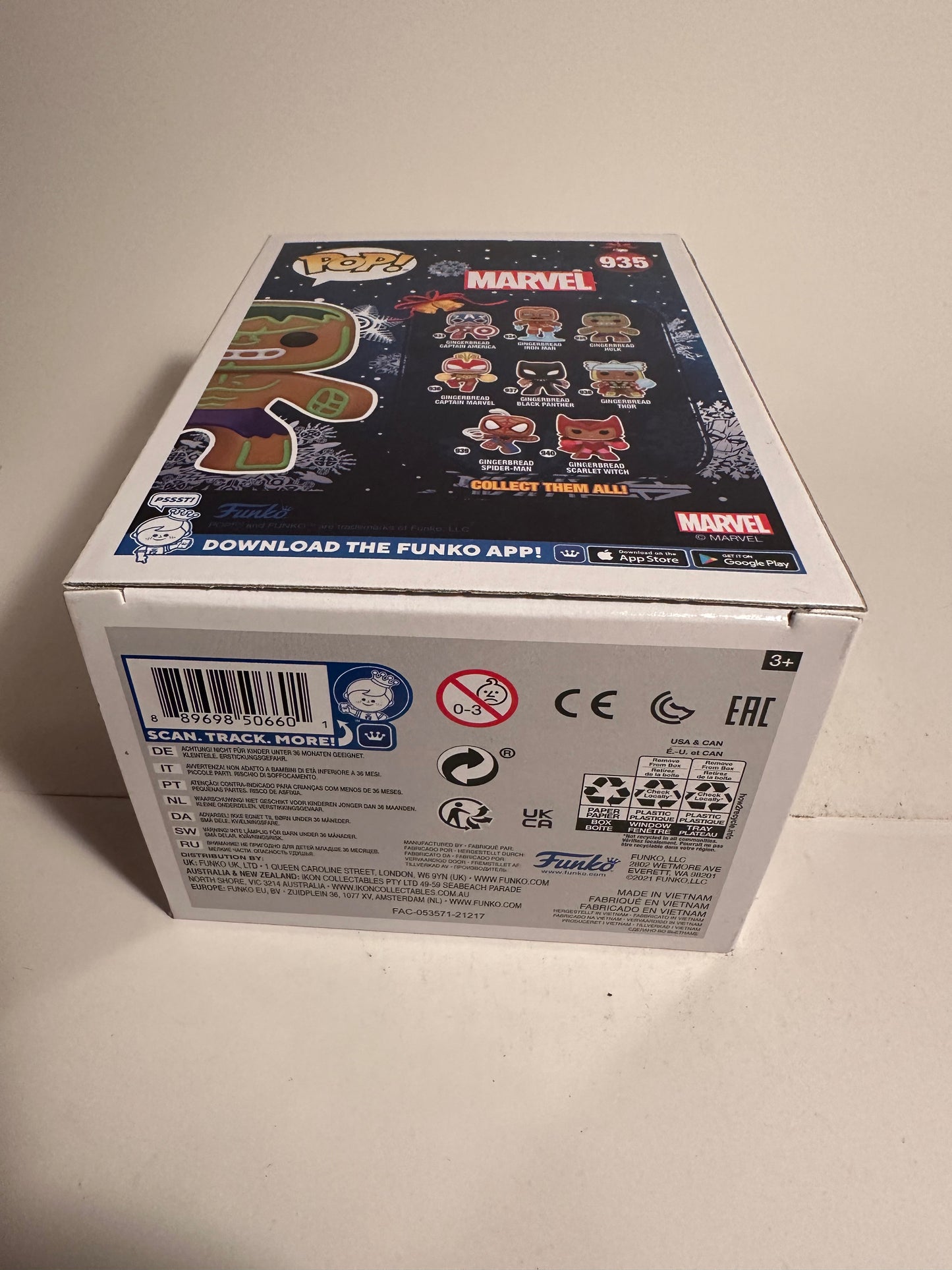 Marvel - Gingerbread Hulk 935 Funko Pop!