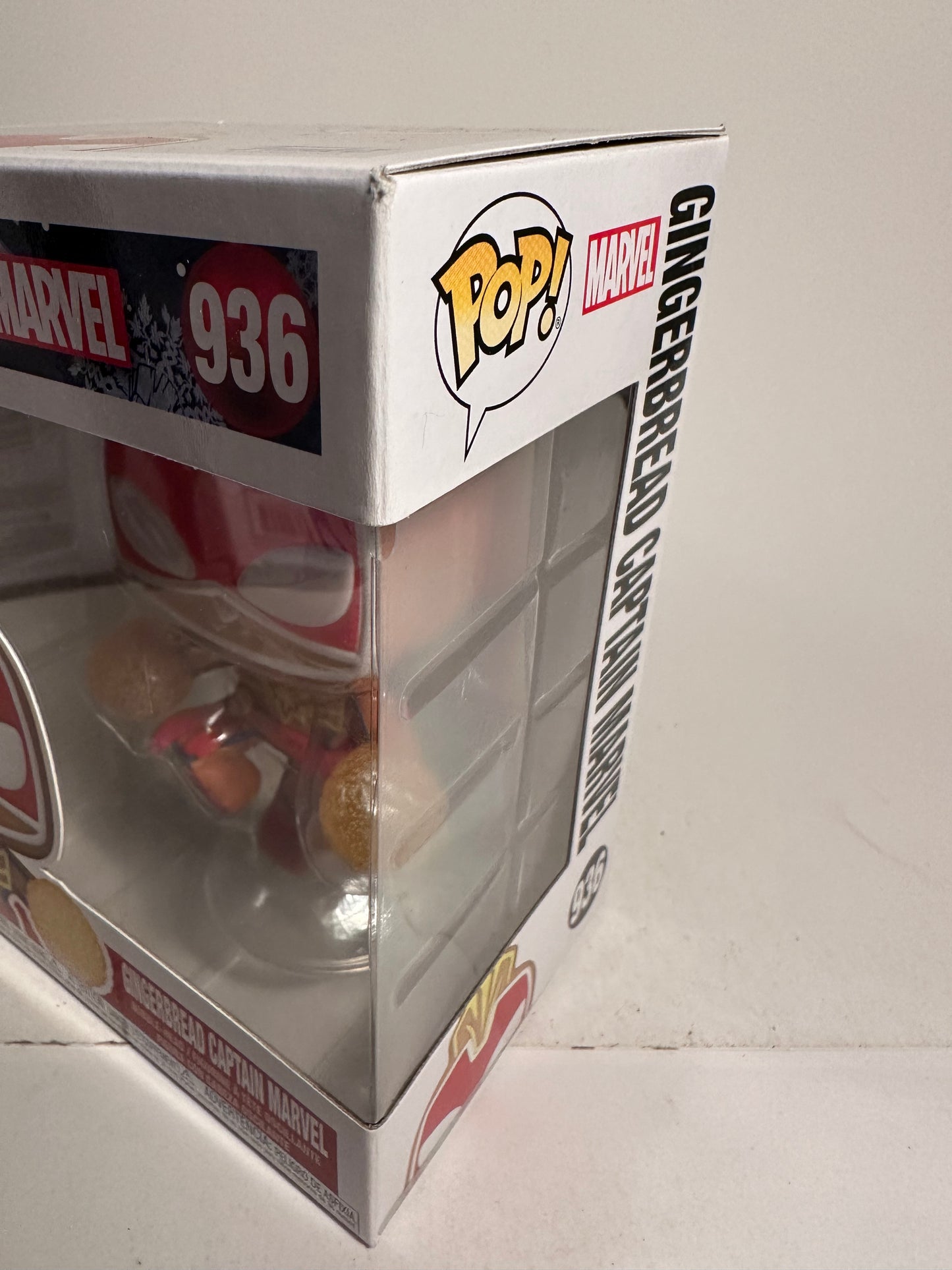 Marvel - Gingerbread Captain Marvel 936 Funko Pop!