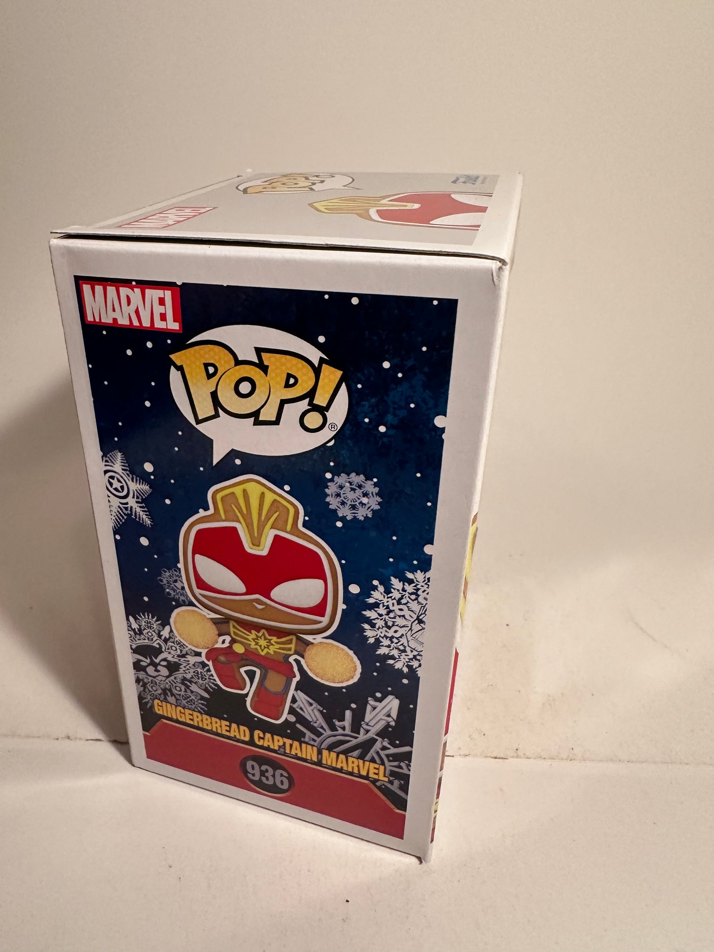 Marvel - Gingerbread Captain Marvel 936 Funko Pop!