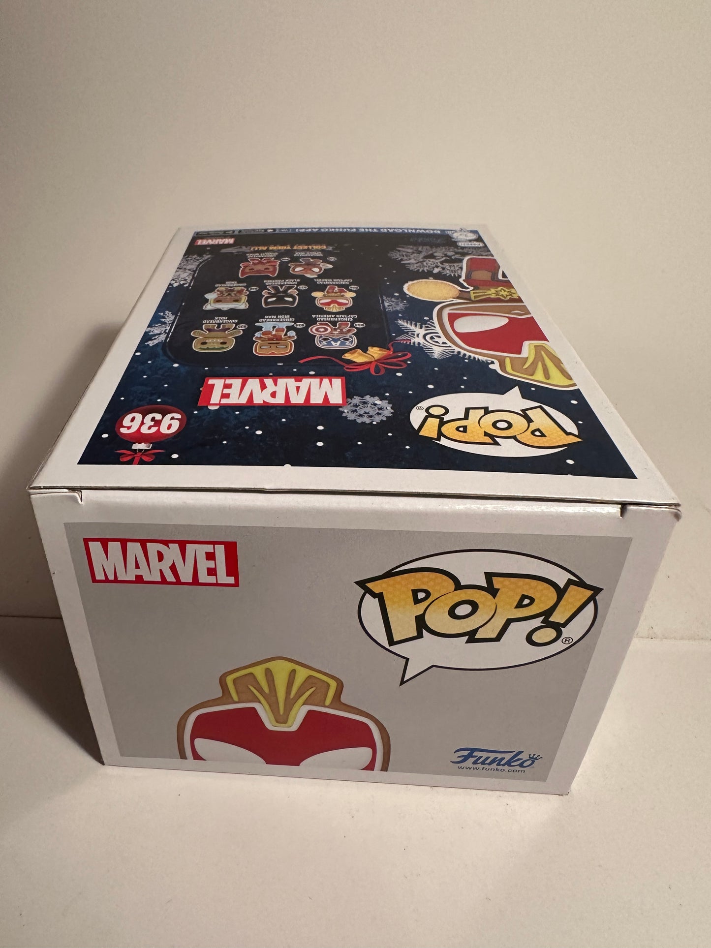 Marvel - Gingerbread Captain Marvel 936 Funko Pop!