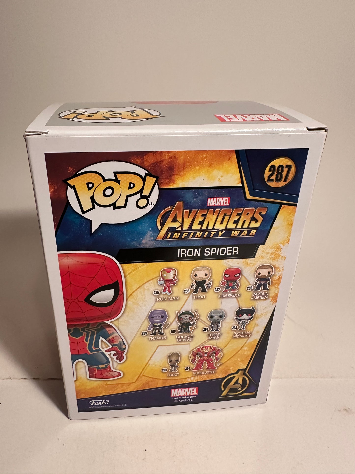 Marvel - Iron Spider (Exclusive)	287 Funko Pop!