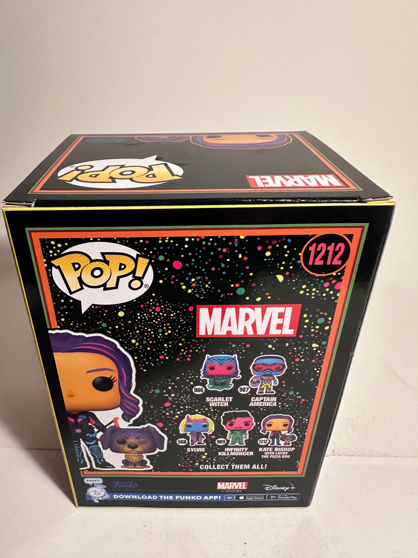 Marvel - Kate Bishop BLACKLIGHT (Target Exclusive) 1212 Funko Pop!