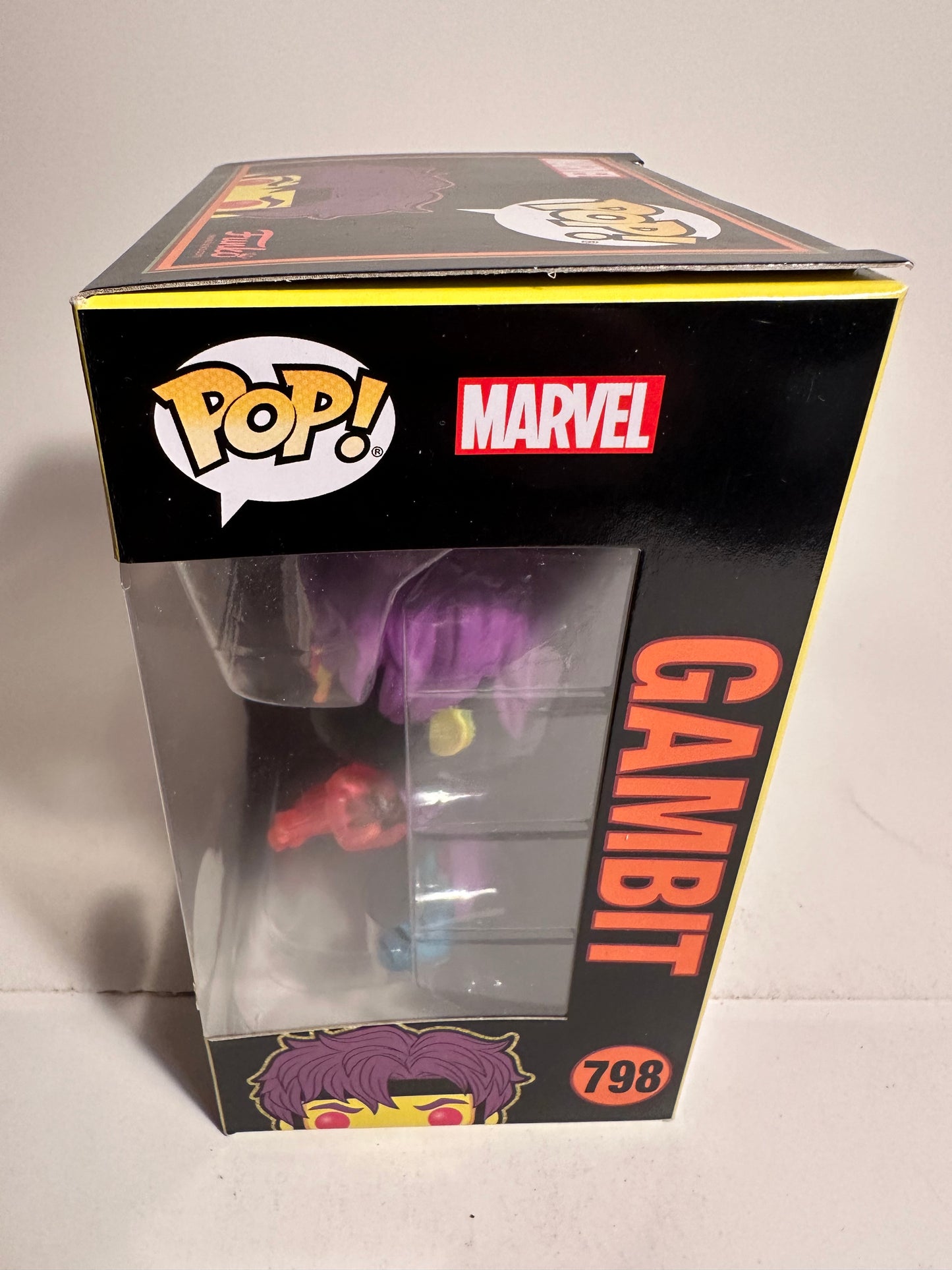 Marvel - Gambit BLACKLIGHT (Special Edition) 798 Funko Pop!