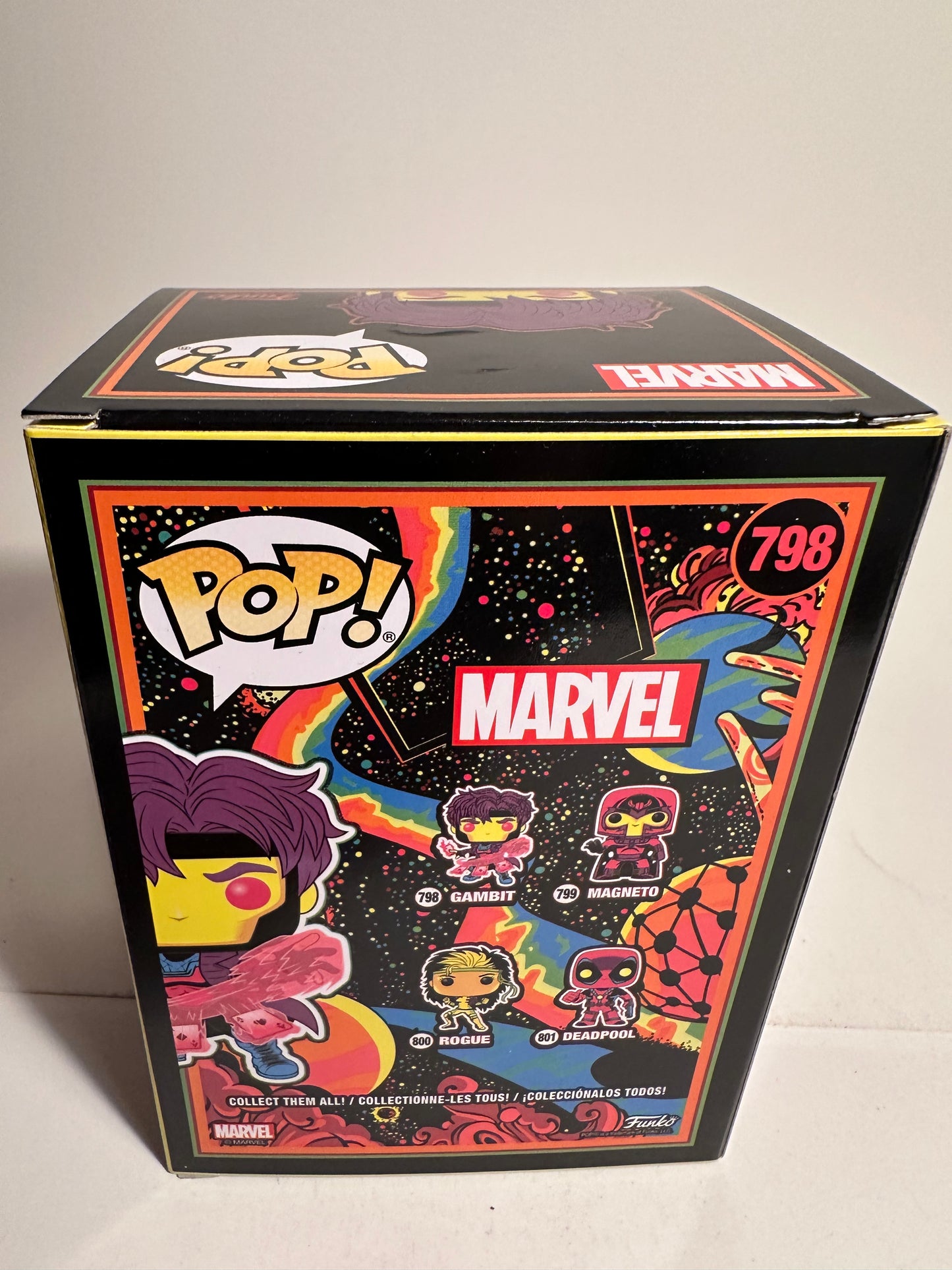 Marvel - Gambit BLACKLIGHT (Special Edition) 798 Funko Pop!