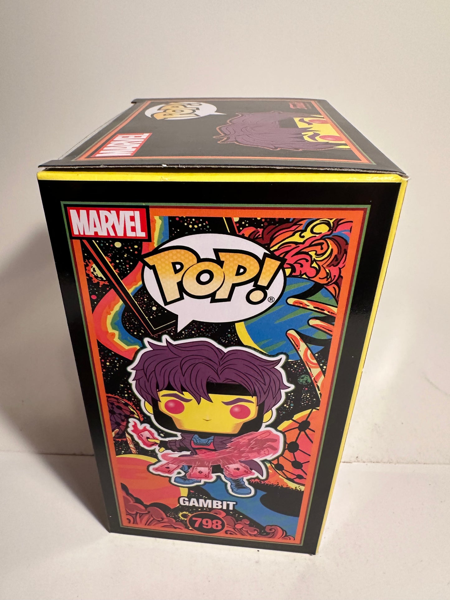 Marvel - Gambit BLACKLIGHT (Special Edition) 798 Funko Pop!