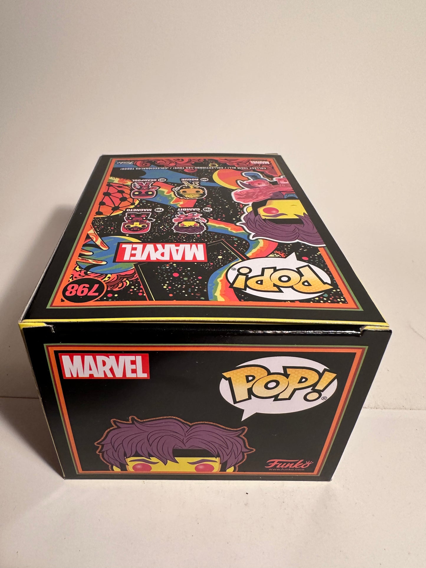 Marvel - Gambit BLACKLIGHT (Special Edition) 798 Funko Pop!