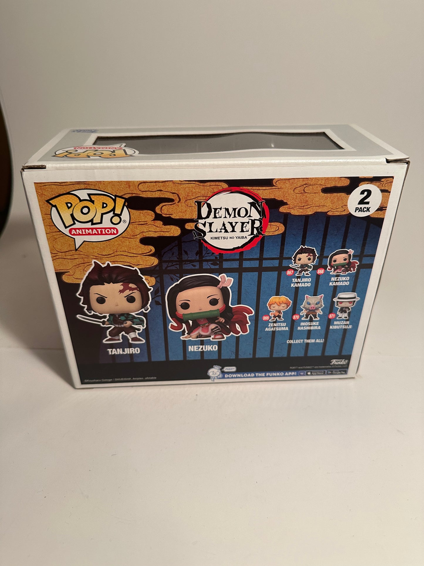 Demon Slayer - Tanjiro & Nezuko (Special Edition) 2 pack Funko Pop!