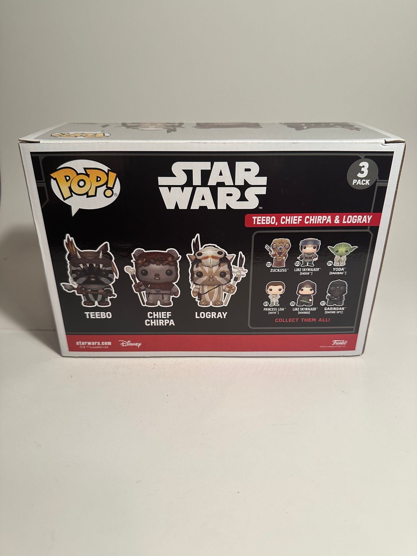 Star Wars - Teebo, Chief Chirpa and Logray (Walmart Exclusive) 3 Pack Funko Pop!