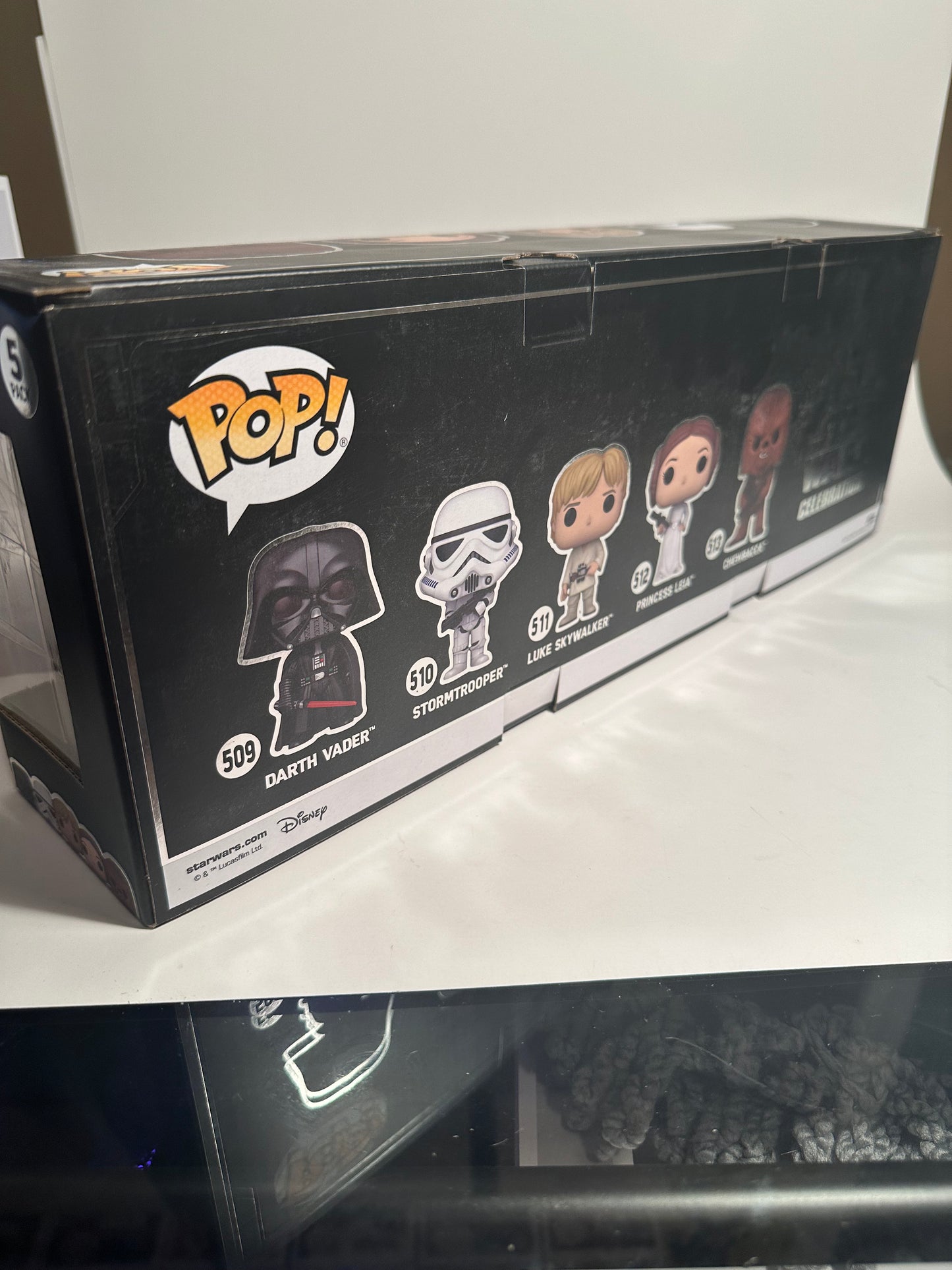 Star Wars - Darth Vader, Stormtrooper, Luke Skywalker, Princess Leia, Chewbacca (2022 GC Exclusive) 5 pack  Funko Pop!