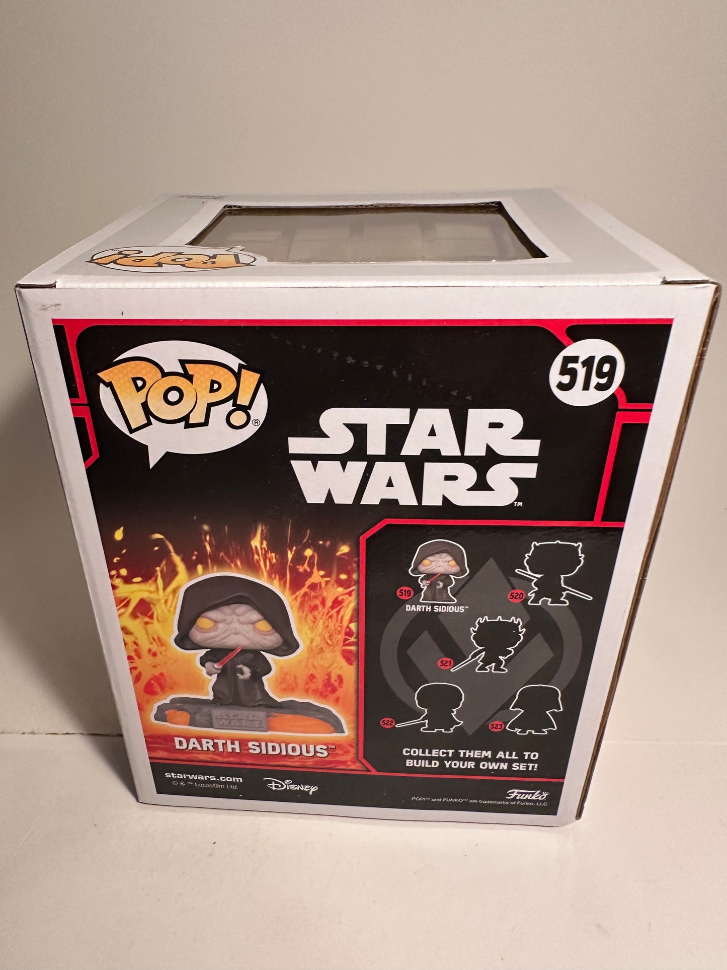 Star Wars - Darth Sidious 6" GITD (EB Games Exclusive) 519  Funko Pop!