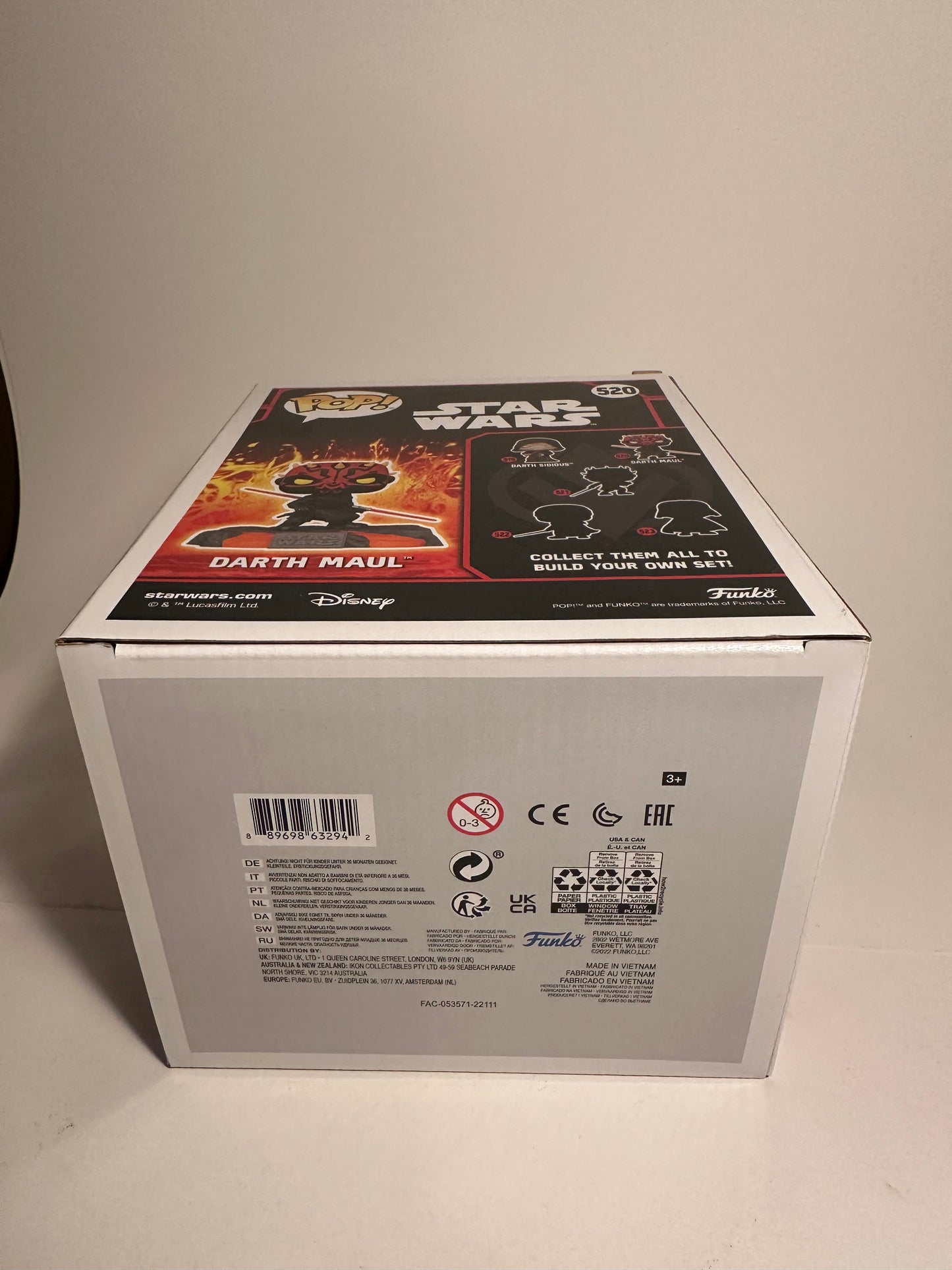 Star Wars - Darth Maul 6" GITD (Gamestop Exclusive) 520  Funko Pop!