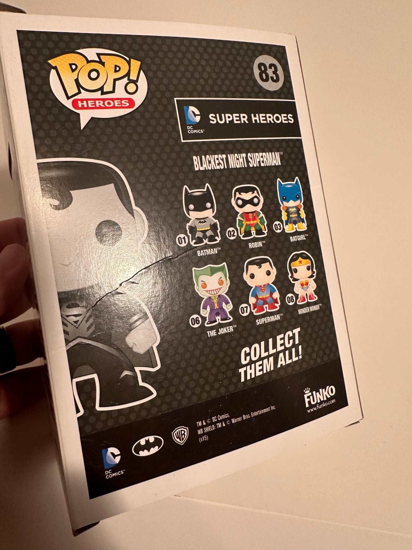 Batman - Blackest Night Superman (Gamestop Exclusive) 83 Funko Pop!