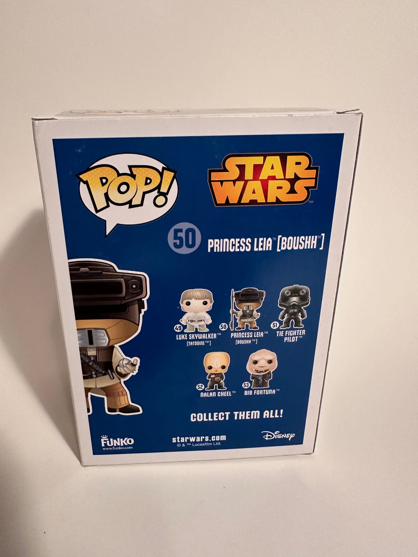 Star Wars - Princess Leia (Boushh) 50 Funko Pop!