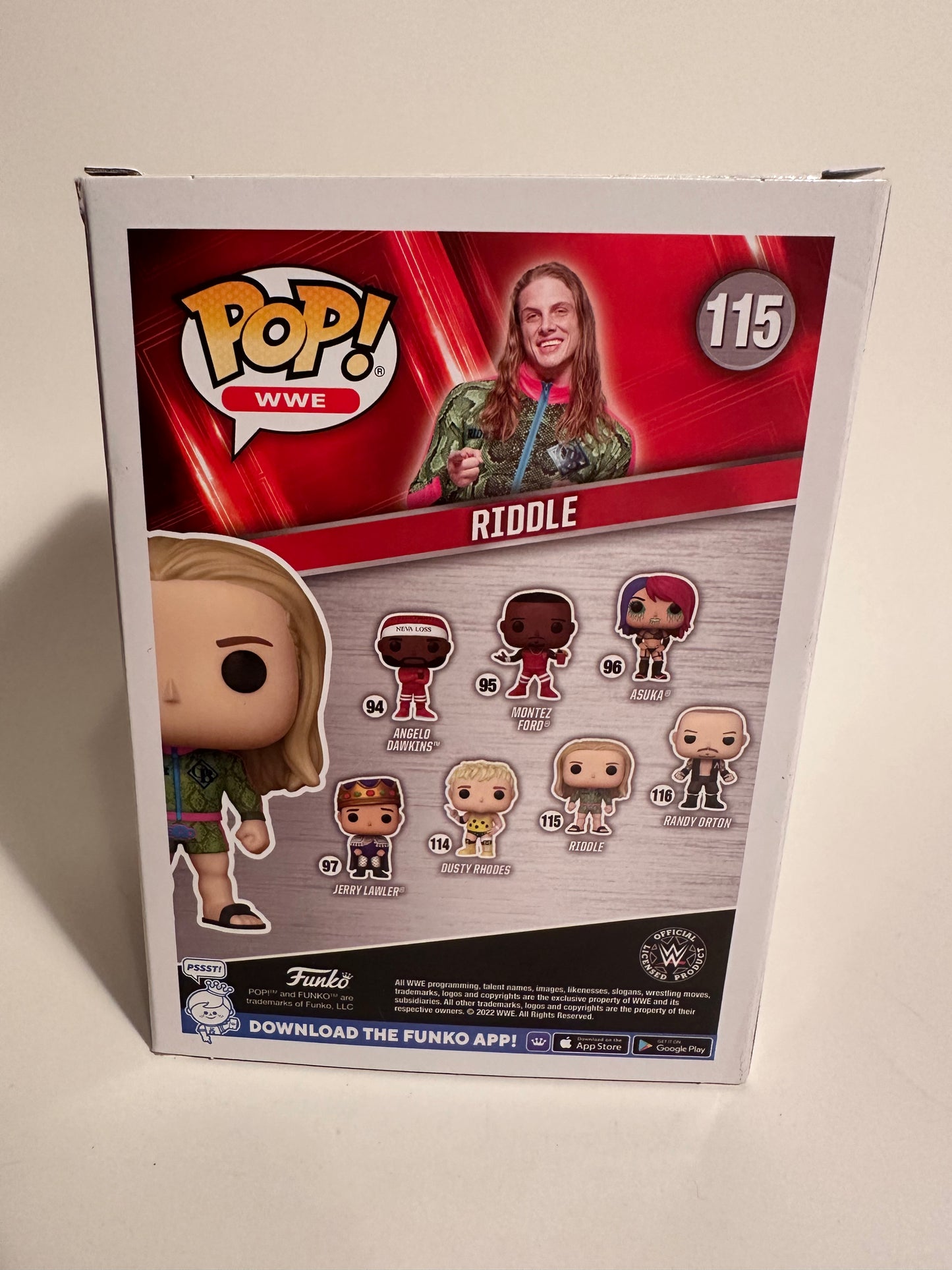 WWE - Riddle 115 Funko Pop!