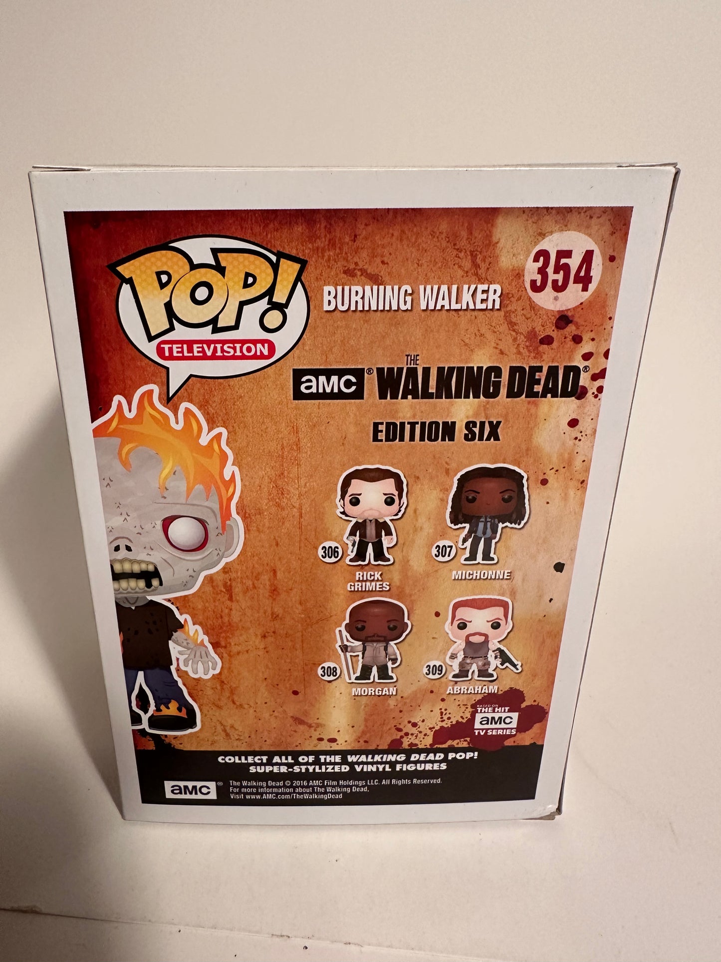 The Walking Dead - Burning Walker (2016 Summer Convention Exclusive) 354 Funko Pop!