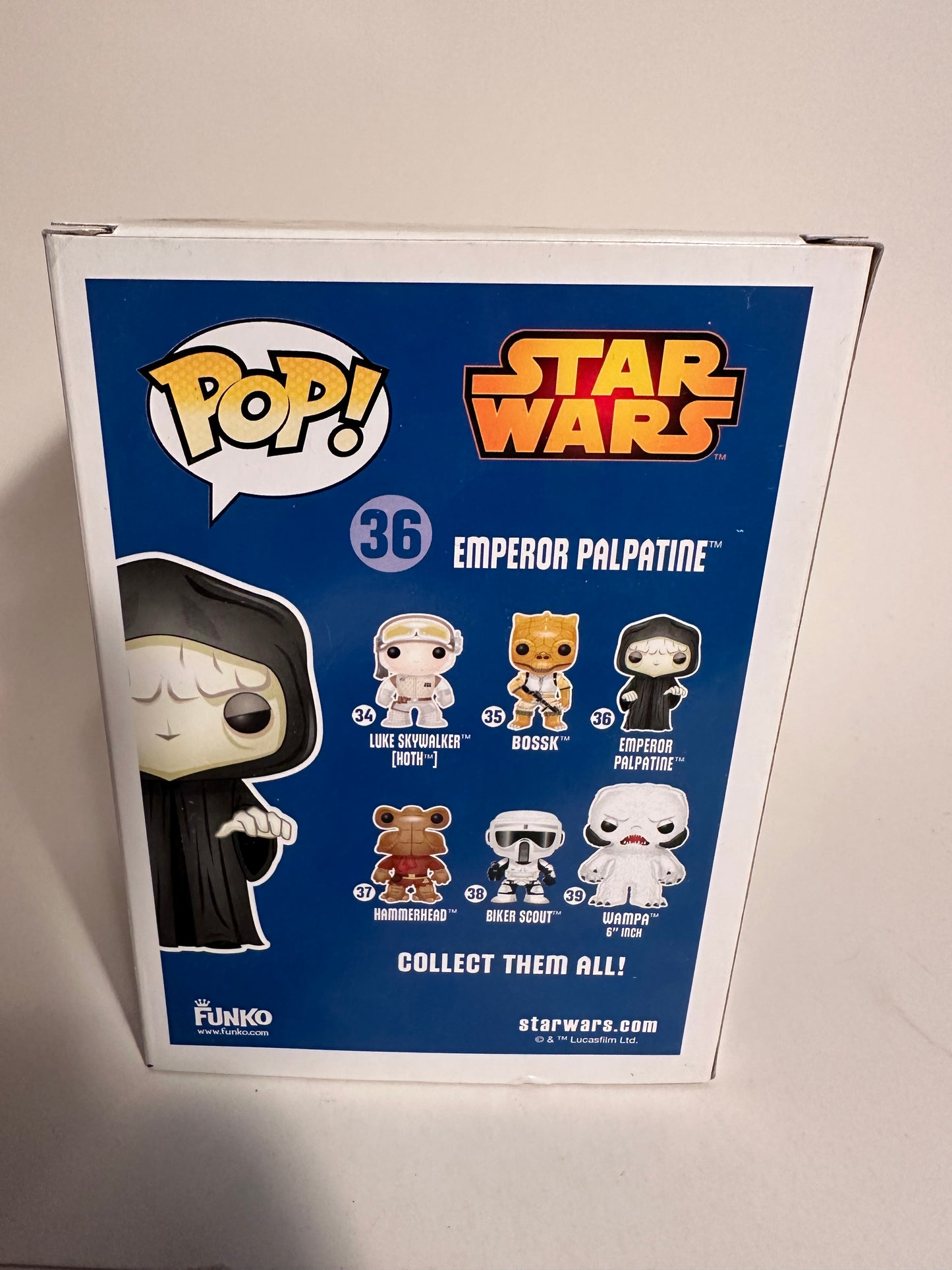 Star Wars - Emperor Palpatine 36 Funko Pop!