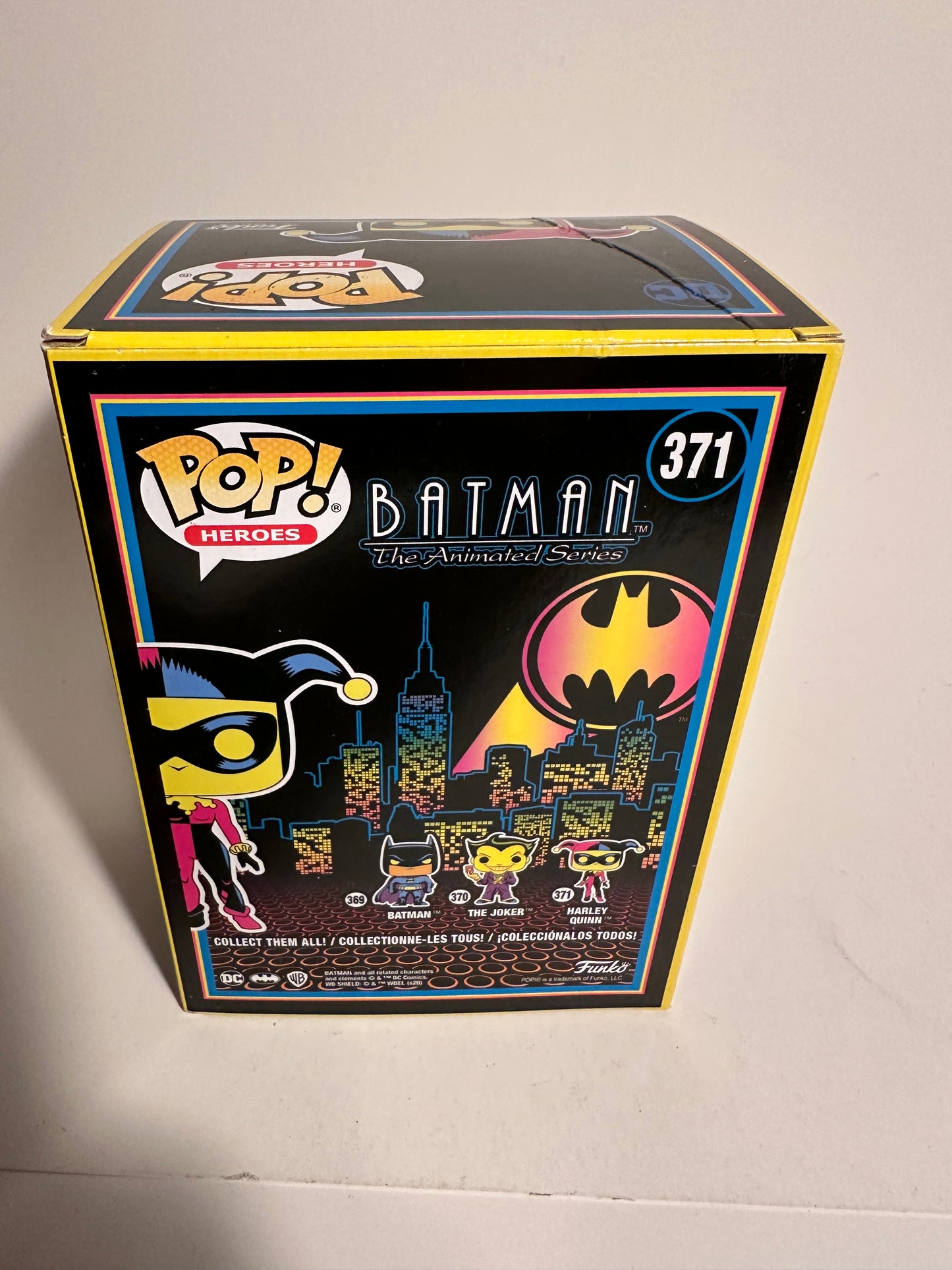 Batman - Harley Quinn BLACKLIGHT (Hot Topic Exclusive) 371 Funko Pop!