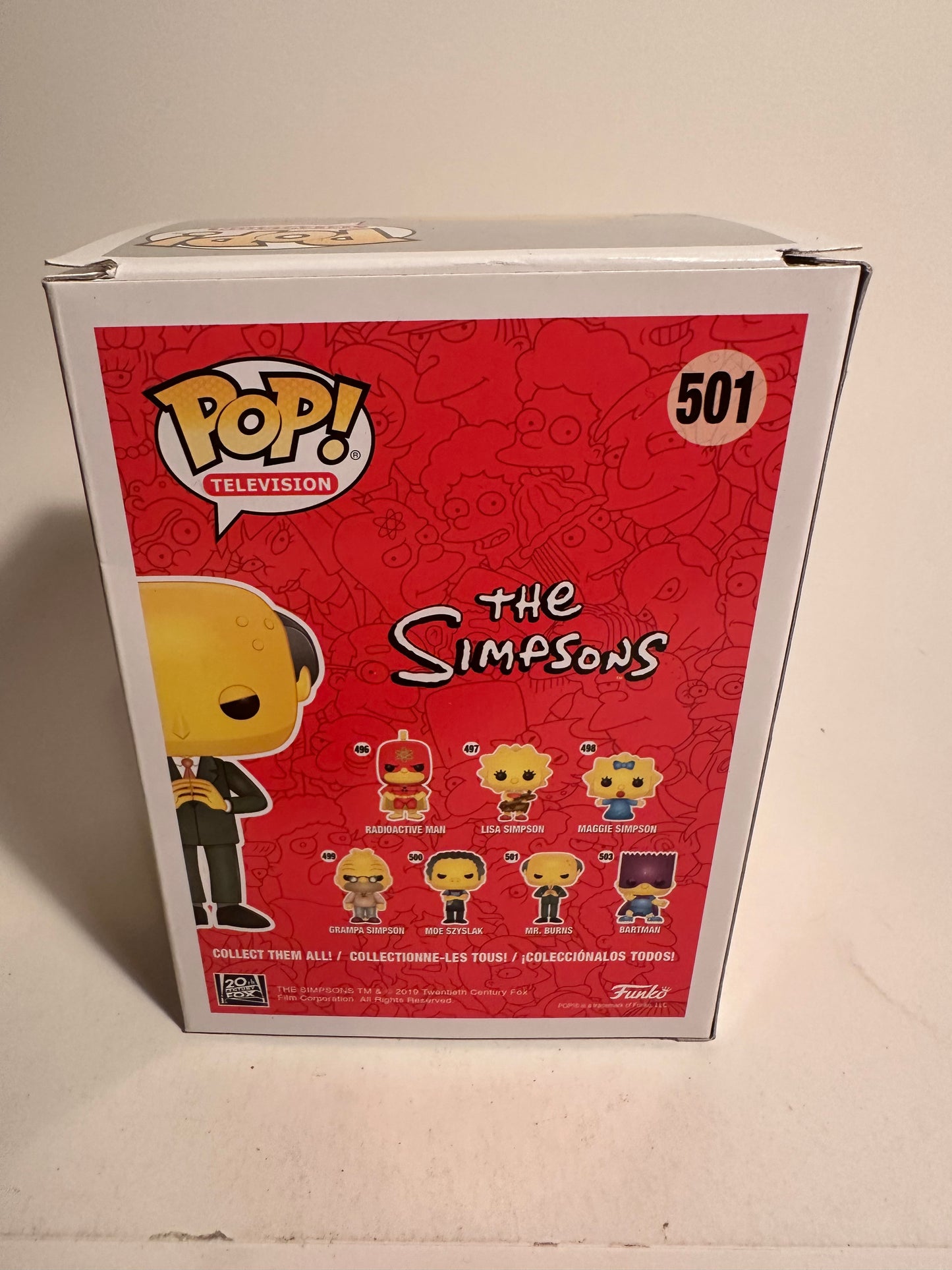 The Simpsons - Mr. Burns 501 Funko Pop!