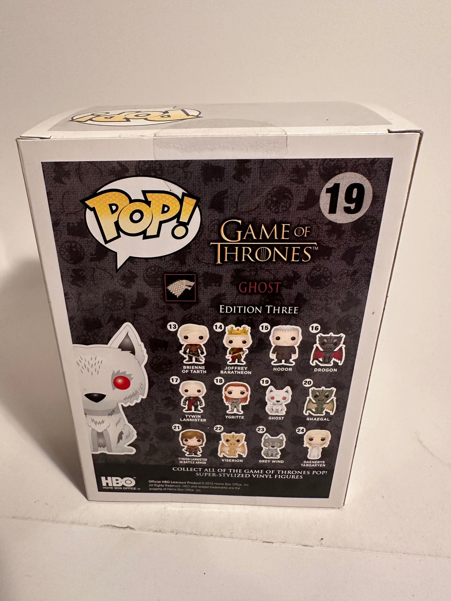 Game of Thrones - Ghost 19 Funko Pop!