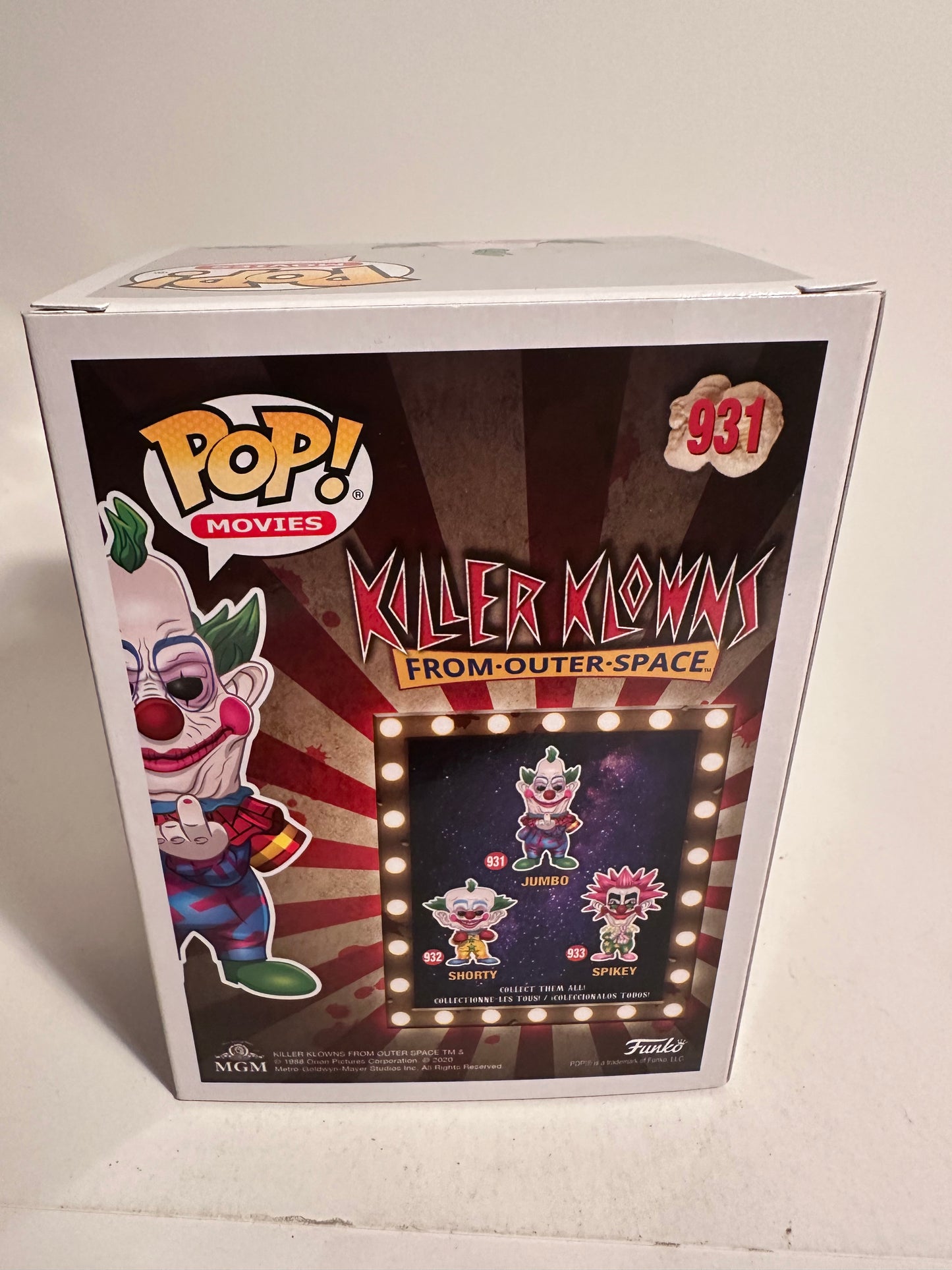 Killer Klowns from Outer Space - Jumbo 931 Funko Pop!