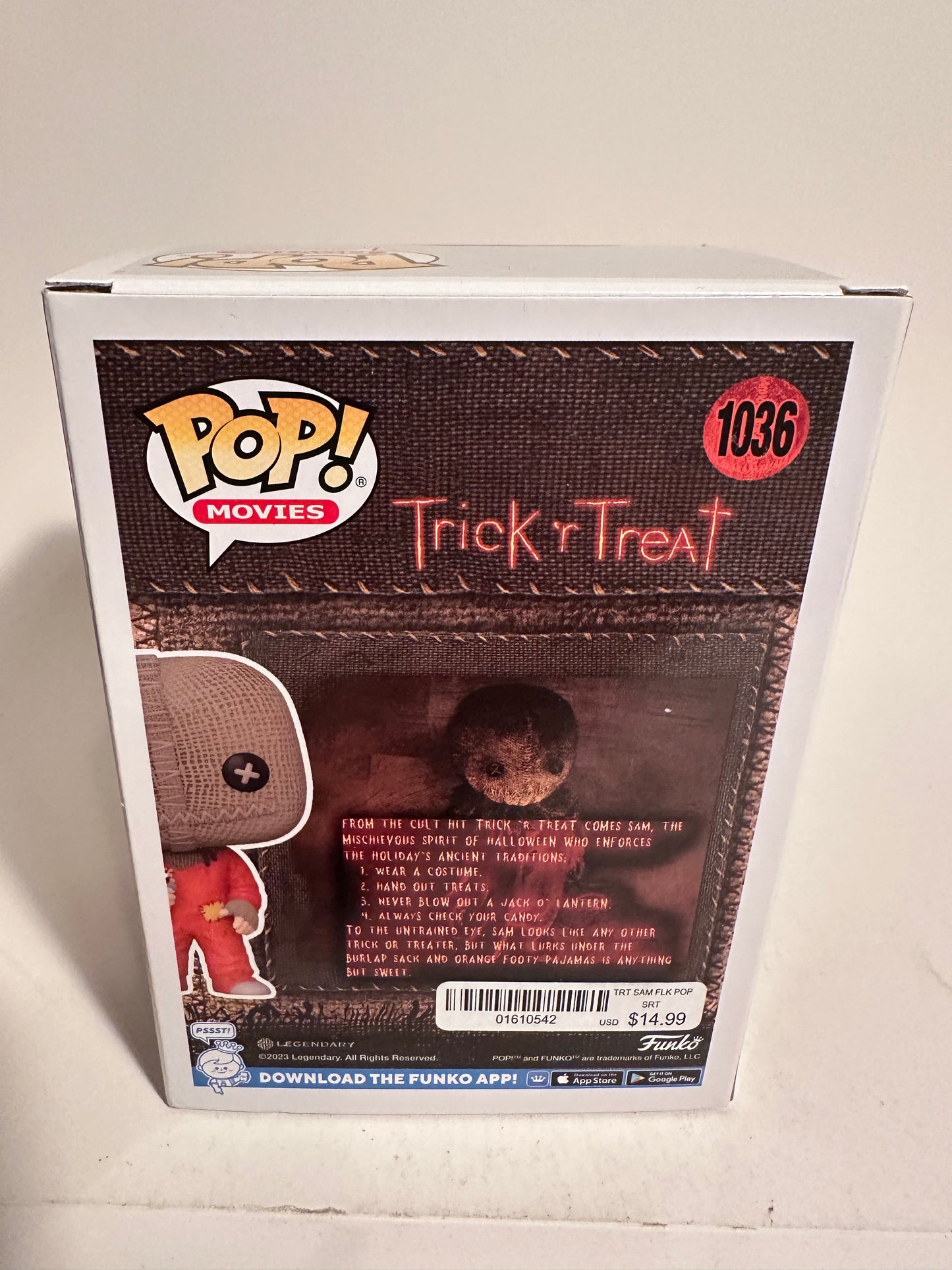 Trick or Treat Sam (Flocked/Spirit Exclusive) 1036 Funko Pop!