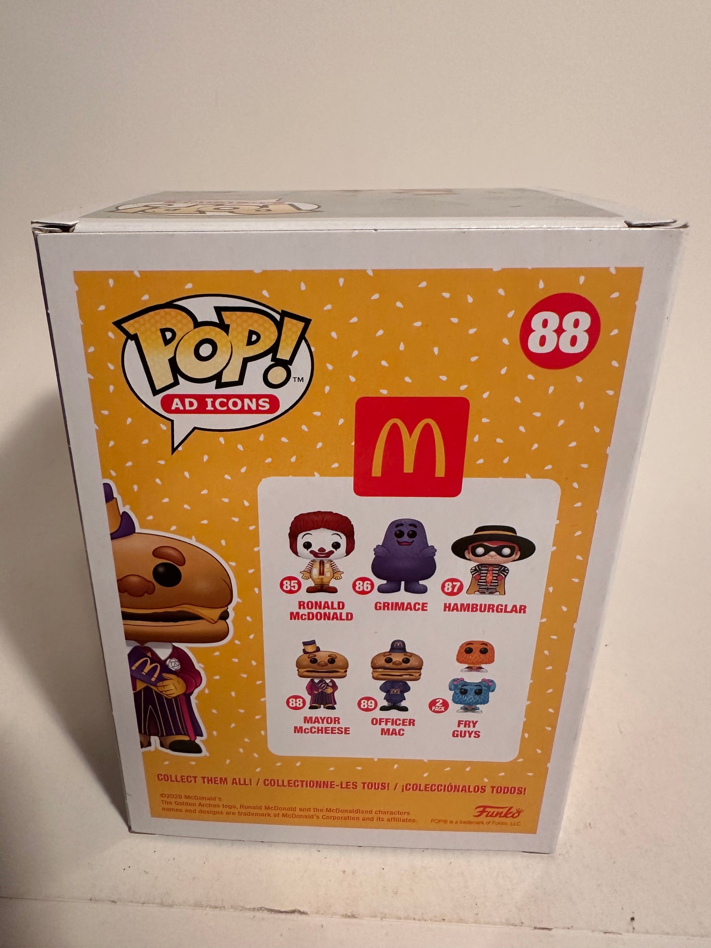 Ad Icons - Mcdonald's - Mayor McCheese 88 Funko Pop!