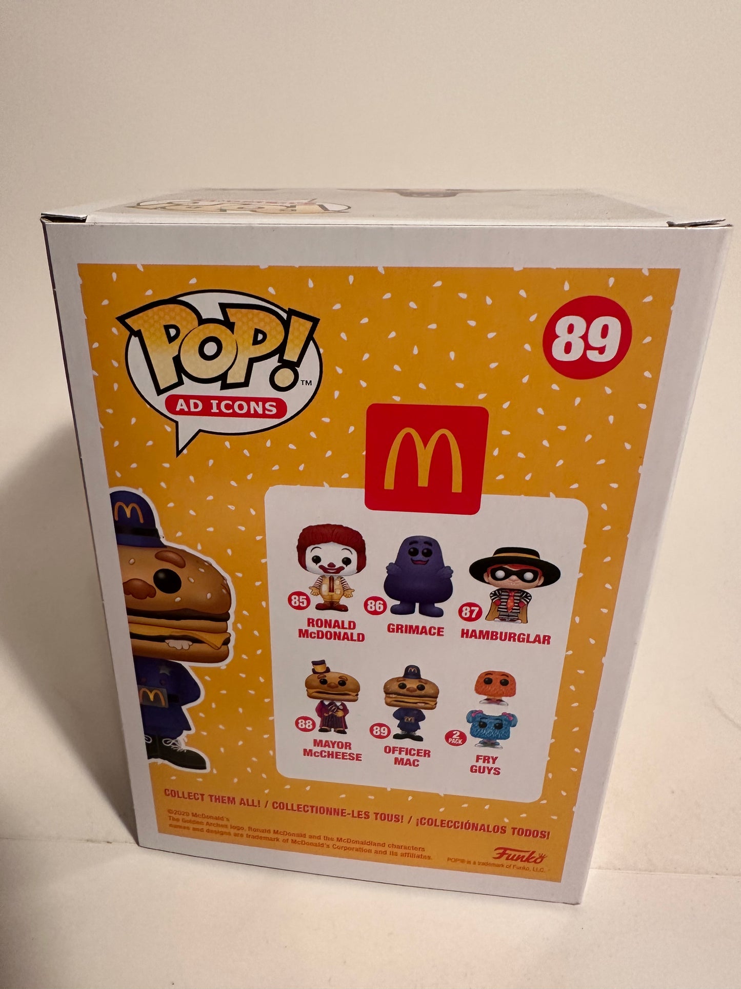 Ad Icons - Mcdonald's - Officer Mac 89 Funko Pop!