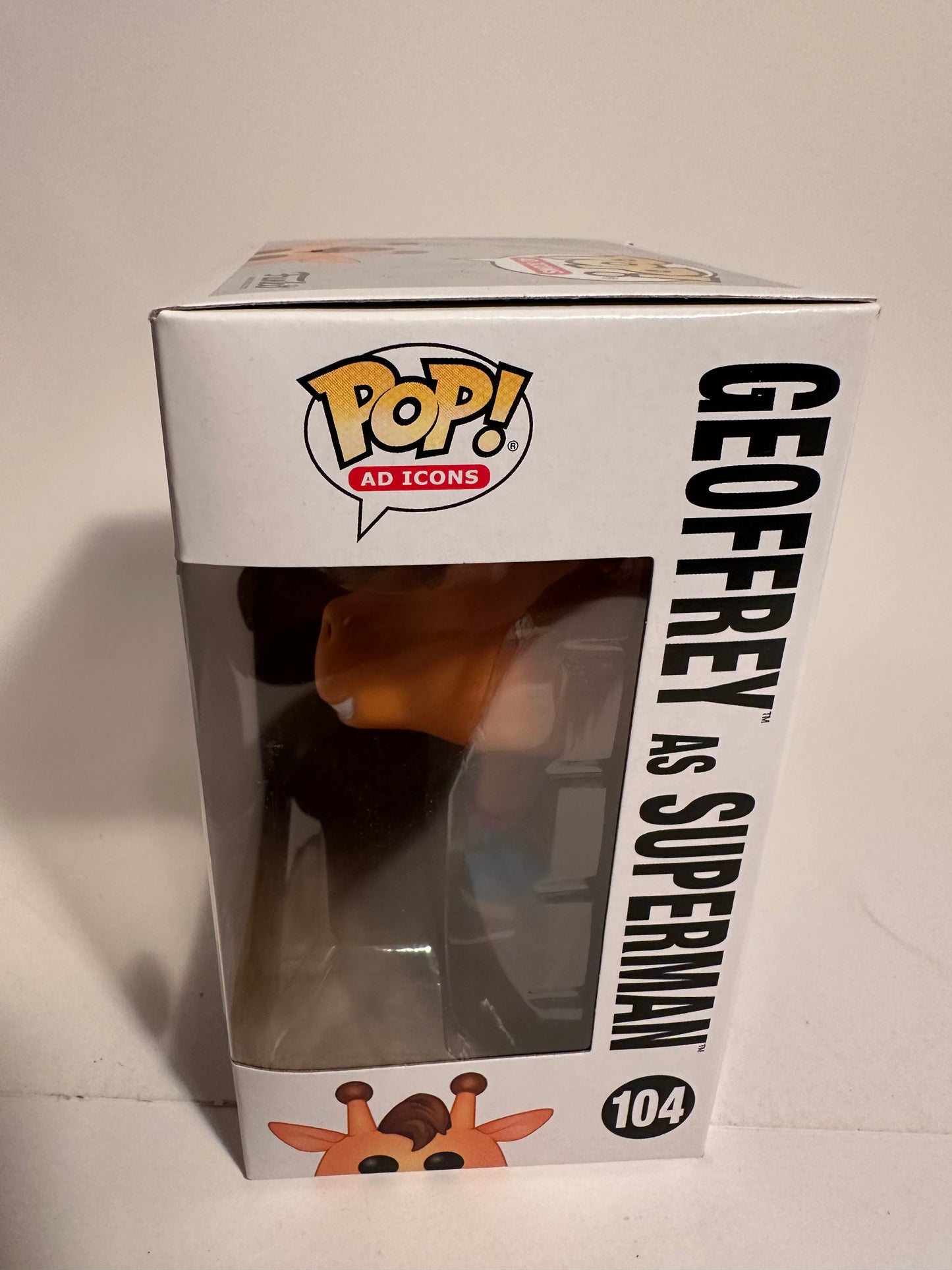 Geoffrey as Superman (ToysRUs Exclusive) 104 Funko Pop!