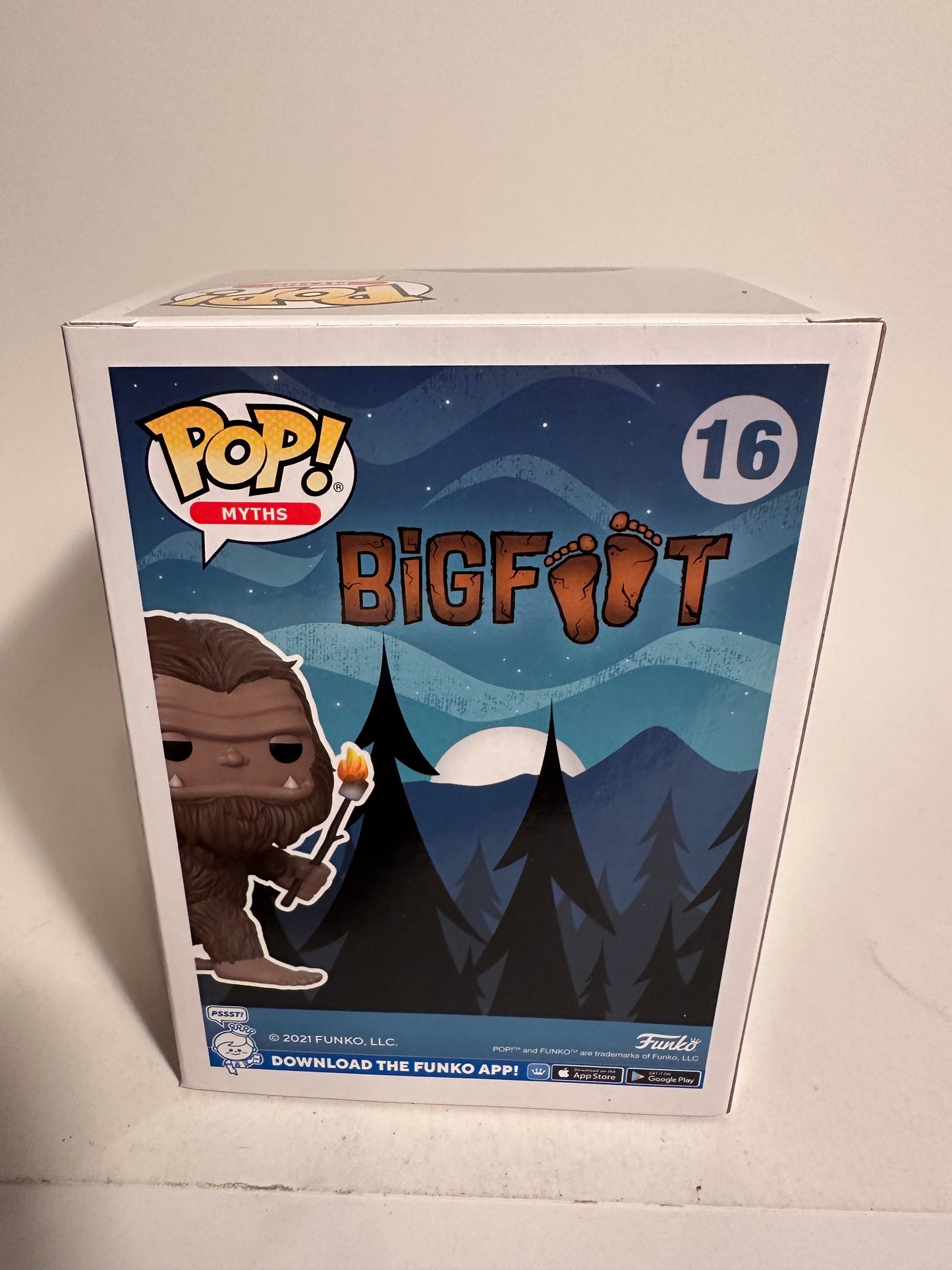 Myths - Bigfoot (marshmellow) FLOCKED (Funko HQ Exclusive) 16 Funko Pop!