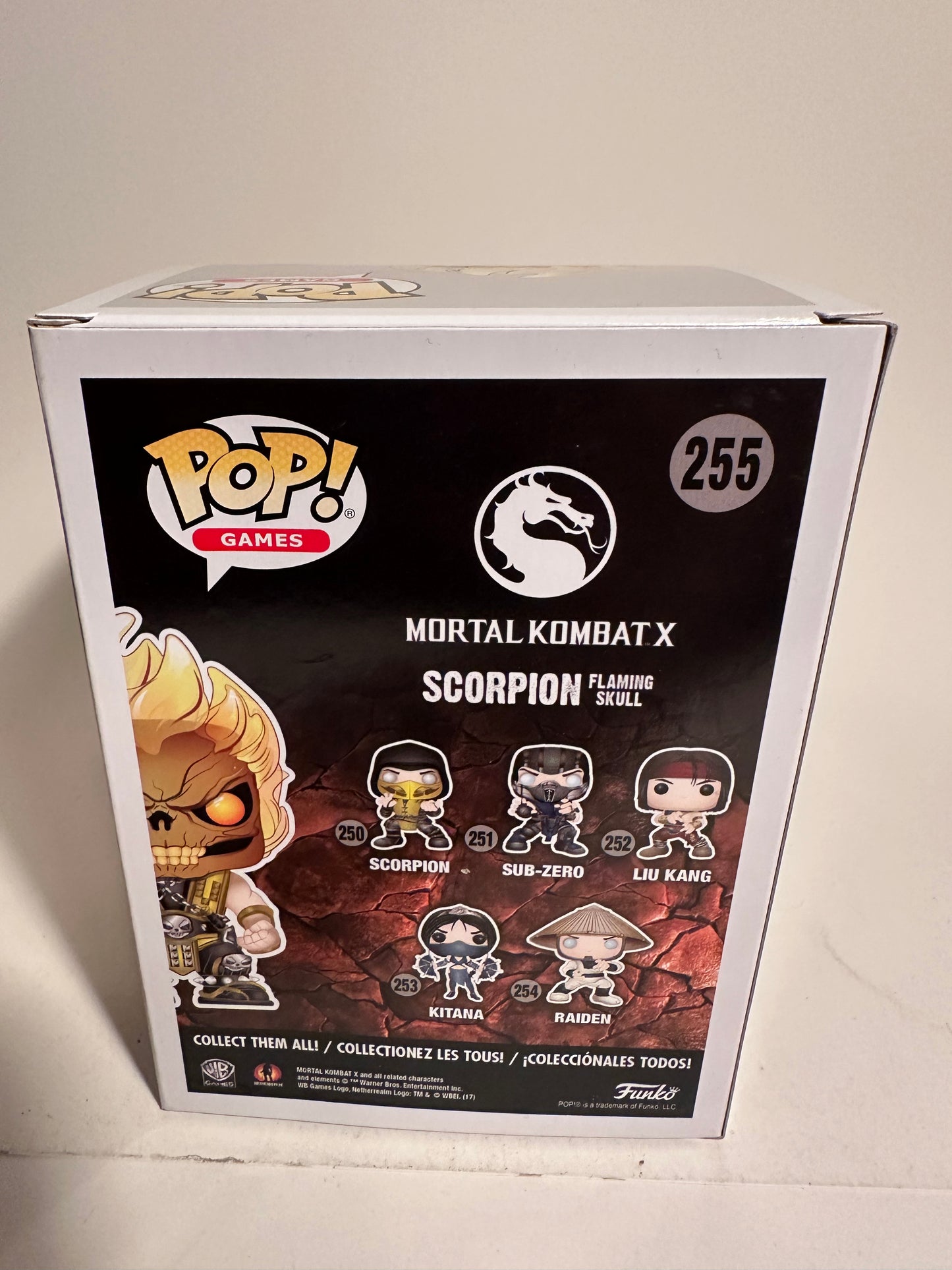 Mortal Kombat X - Scorpion (Hot Topic Exclusive) 255 Funko Pop!