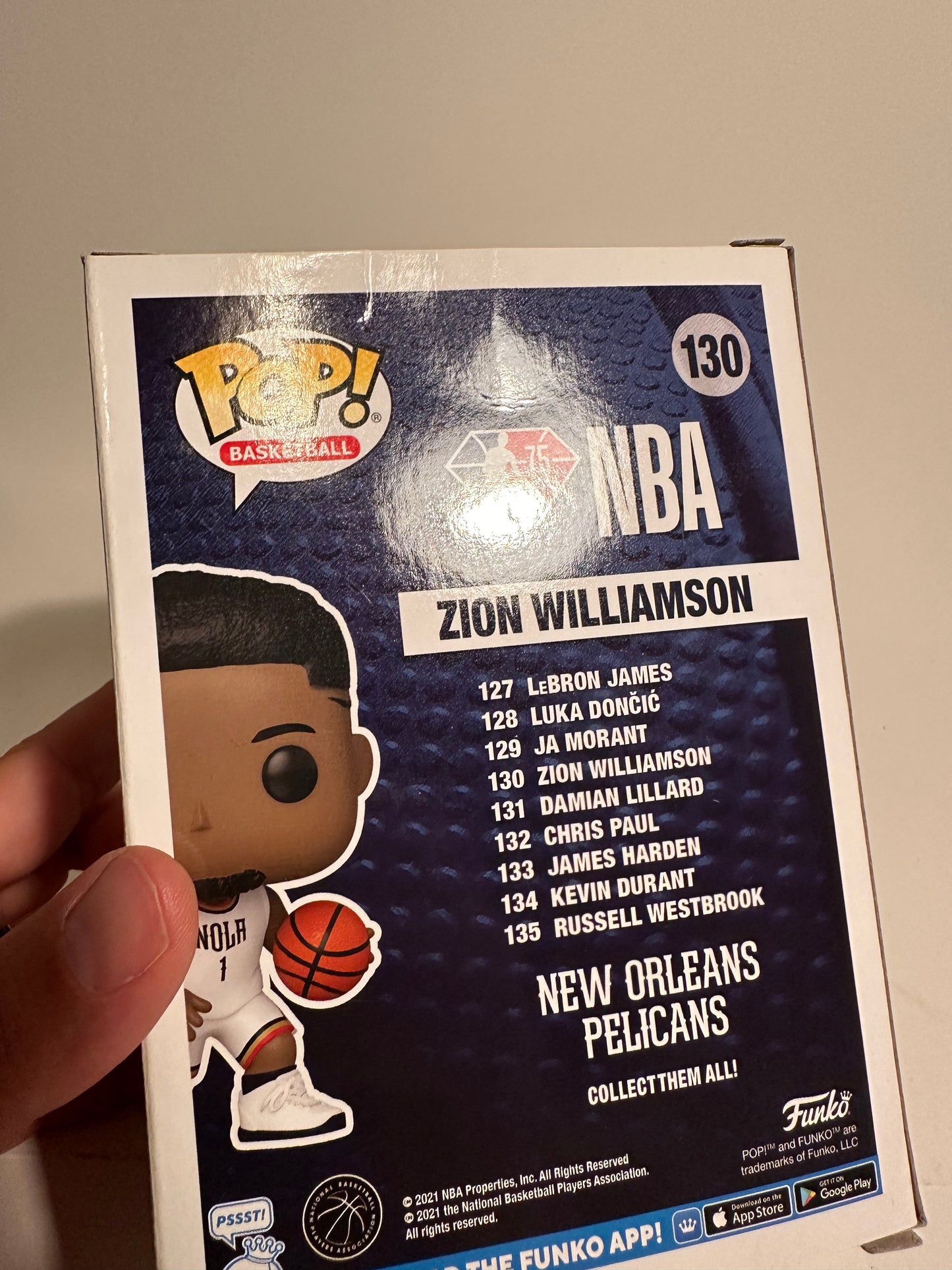 Basketball - Zion Williamson 130 Funko Pop!