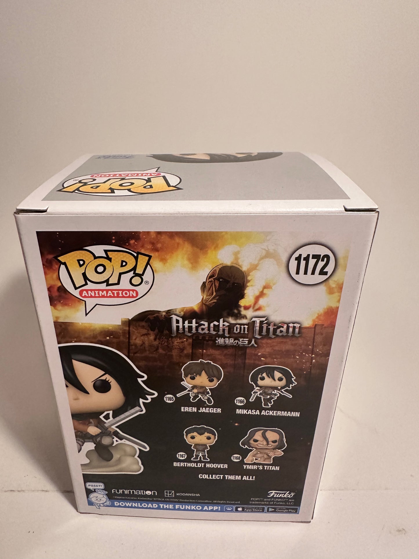 Attack on Titan - Mikasa Ackermann (Chalice Collectables Exclusive) 1172 Funko Pop!