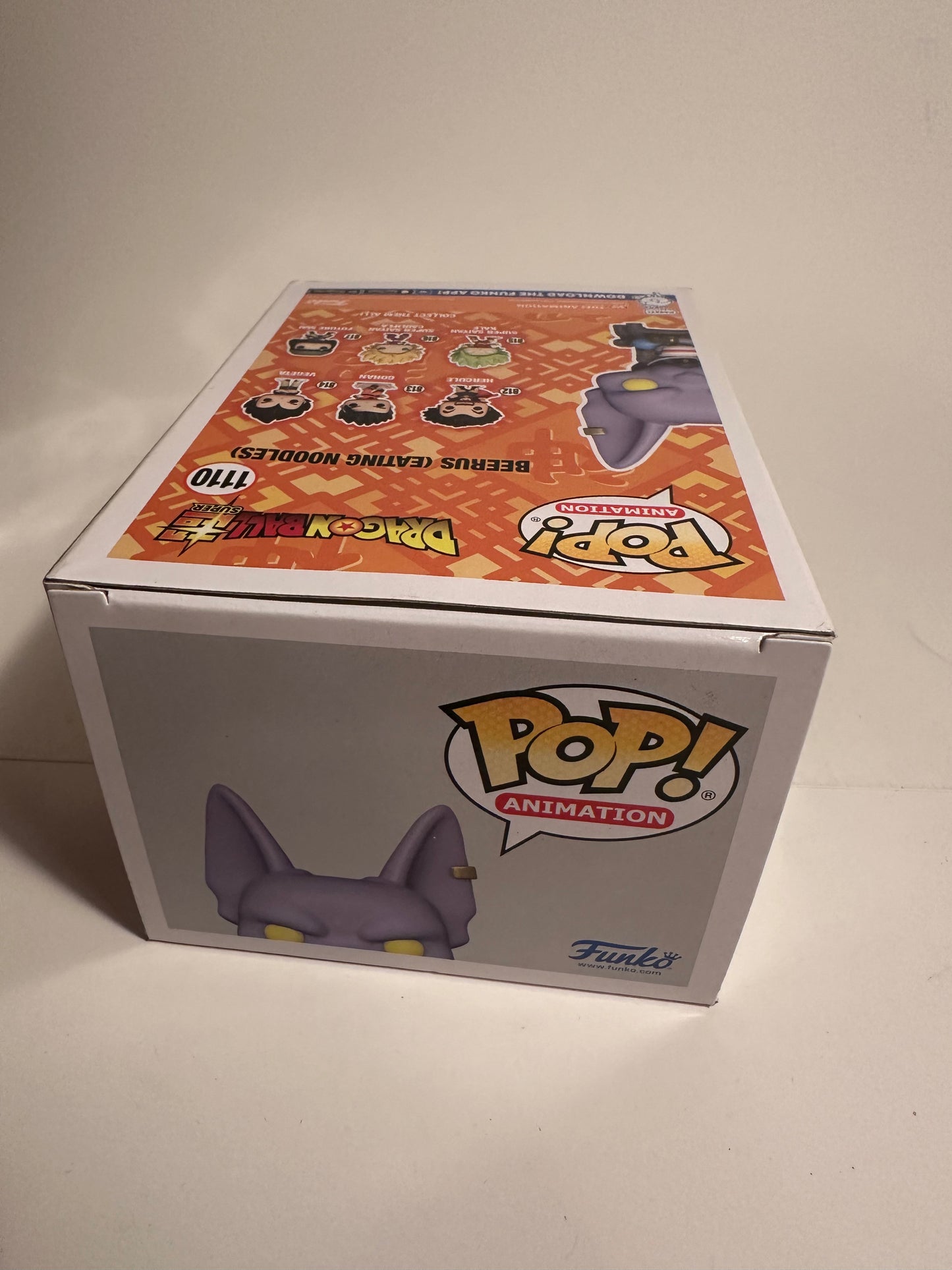 Dragon Ball Super - Beerus Eating Noodles (Hot Topic Exclusive) 1110 Funko Pop!