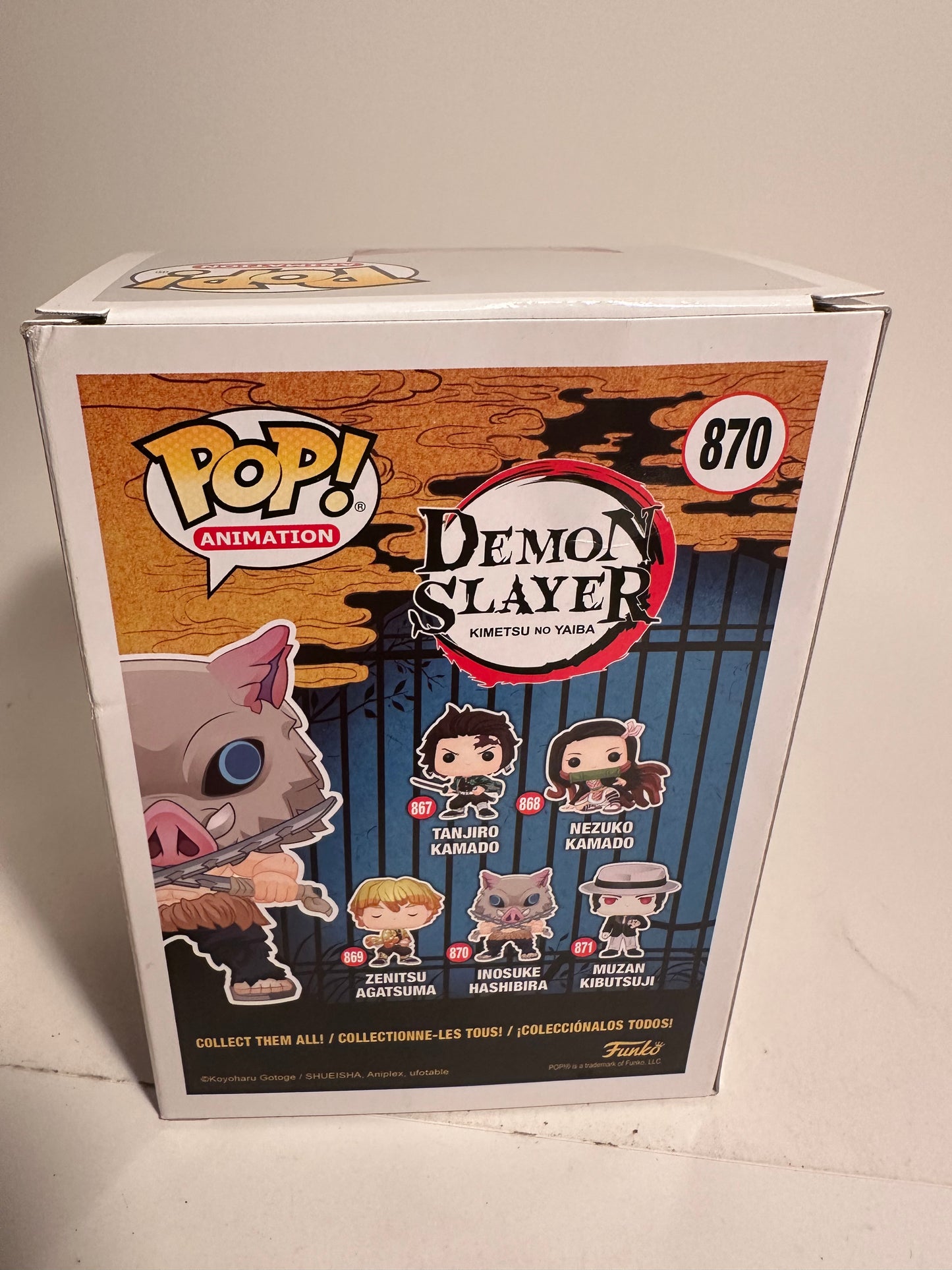 Demon Slayer - Inosuke Hashibira 870 Funko Pop!