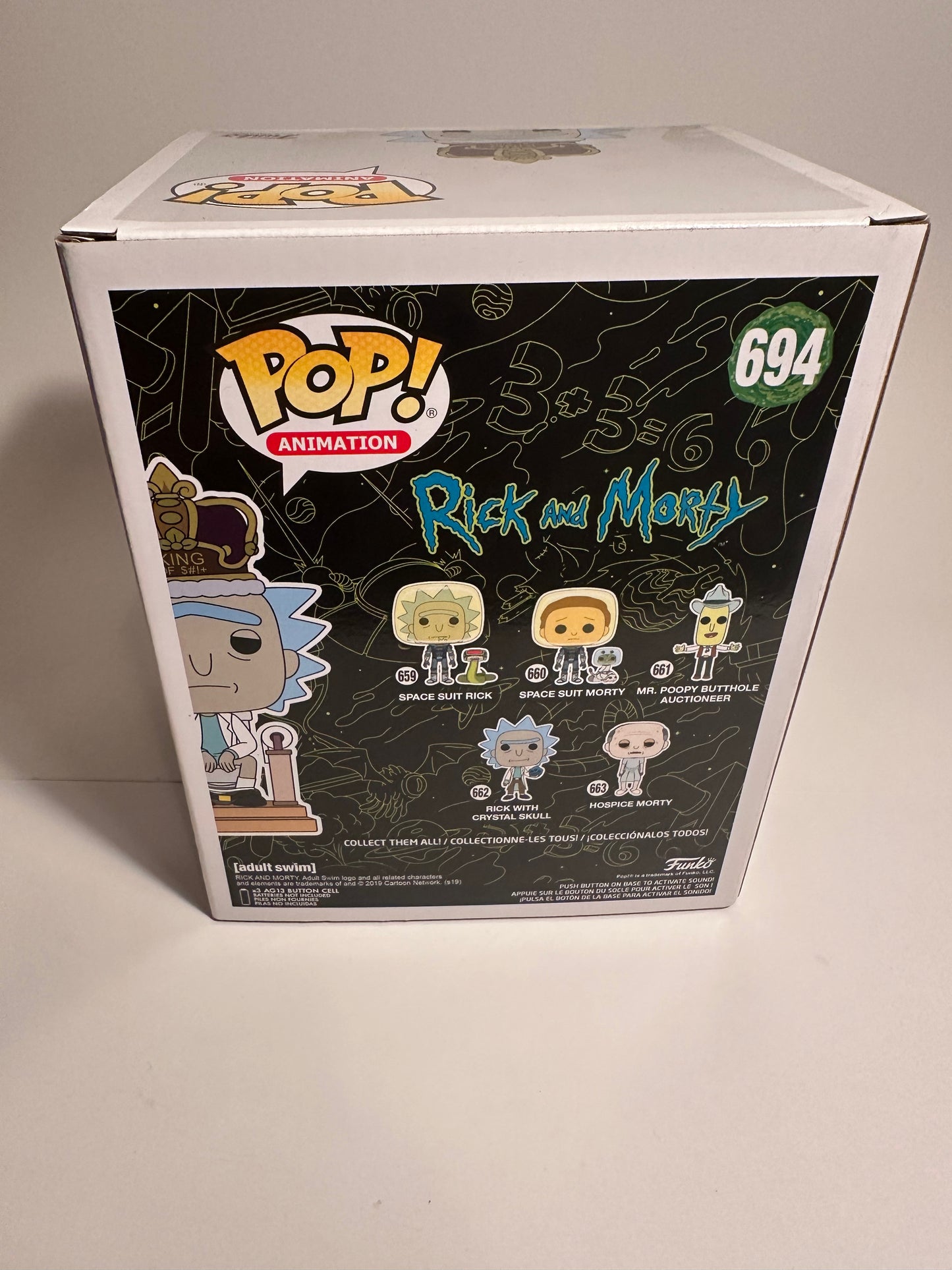 Rick and Morty - King of $H!+ 694 6"Funko Pop!