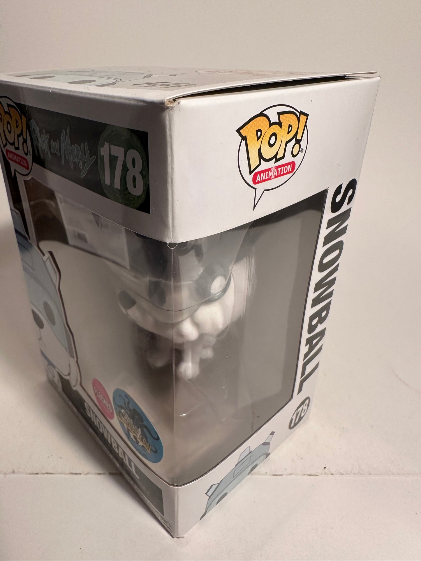 Rick and Morty - Snowball FLOCKED (LA Comic Con Exclusive) 178 Funko Pop!